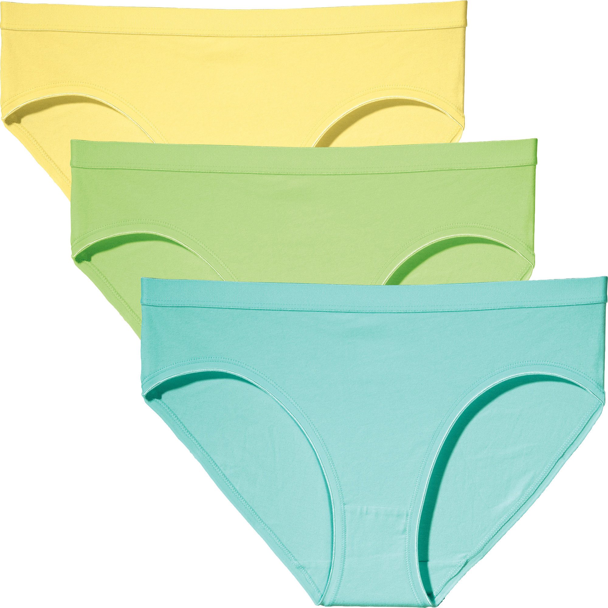REDBEST Slip Damen-Slip 3er-Pack Single-Jersey Uni