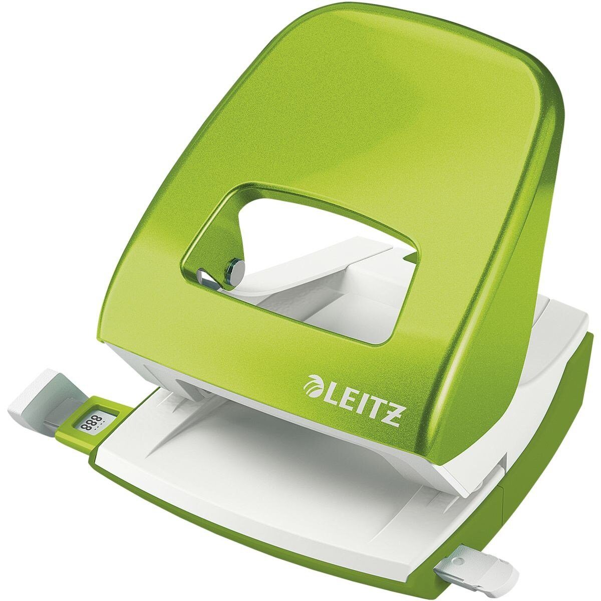 LEITZ Lochstanzer 5008 NeXXt WOW, 2-fach bis 30 Blatt, für A4, A5, A6, 8x8x8 cm, US, Folio