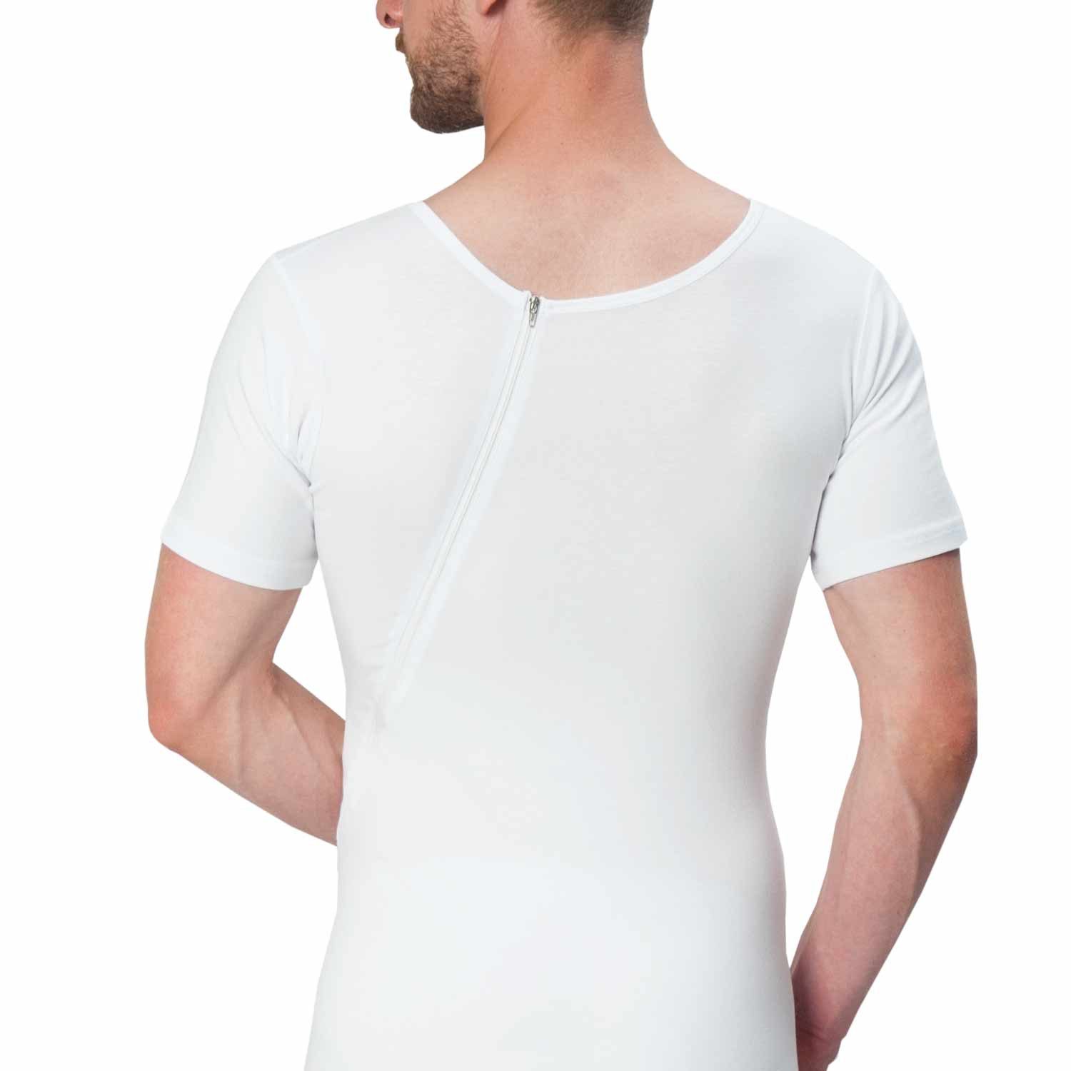 suprima Protektoren-Set Suprima Pflegebody Kurzarm Rückenreißverschluss Weiß S