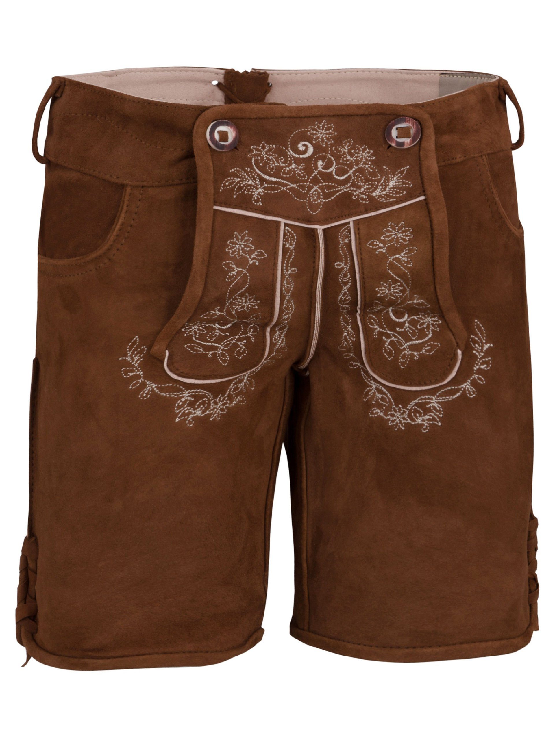 Almbock Trachtenlederhose Damen Lederhose Loreen (1-tlg) günstig online kaufen