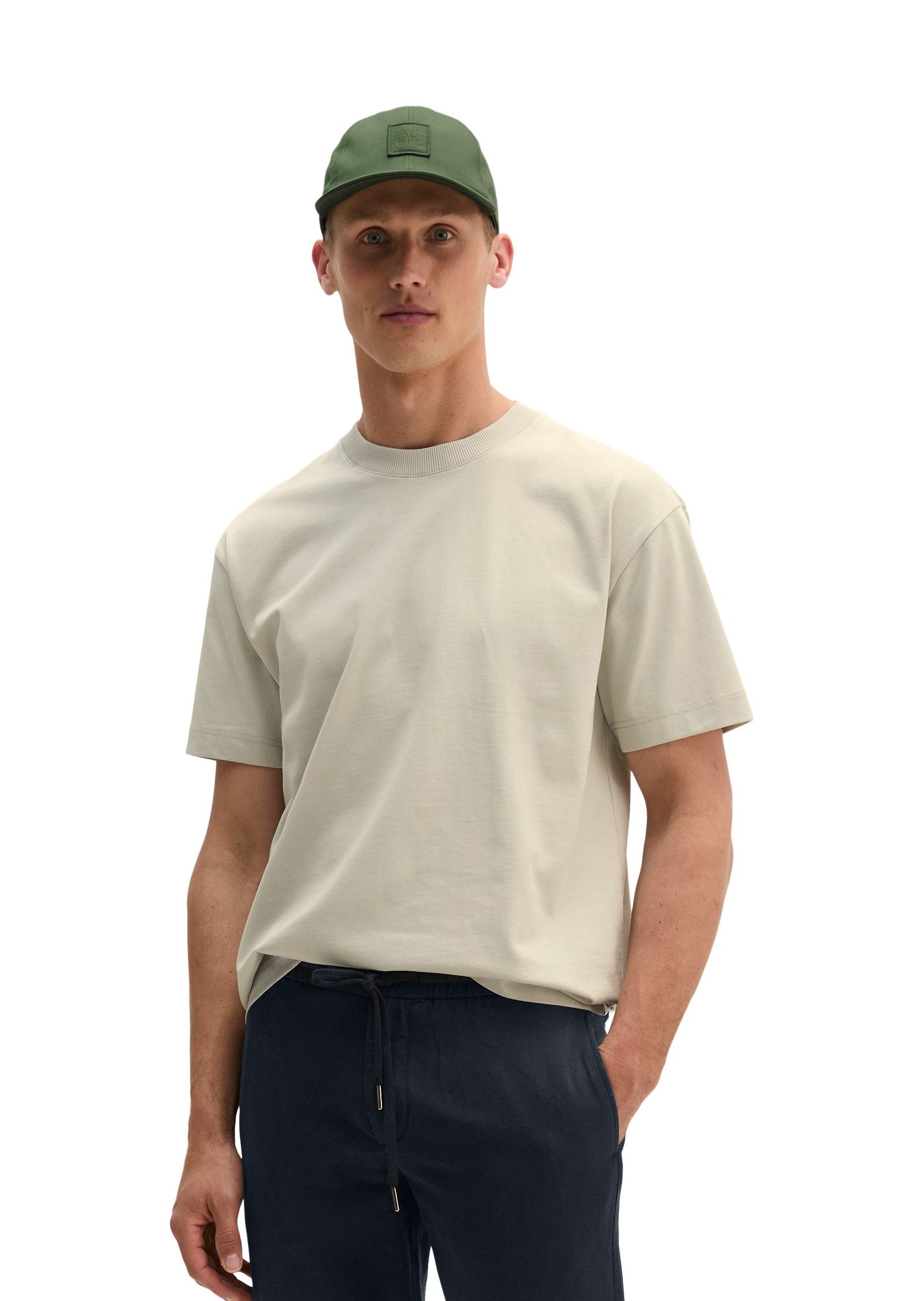 Marc O'Polo T-Shirt aus schwerem Bio-Baumwoll-Jersey