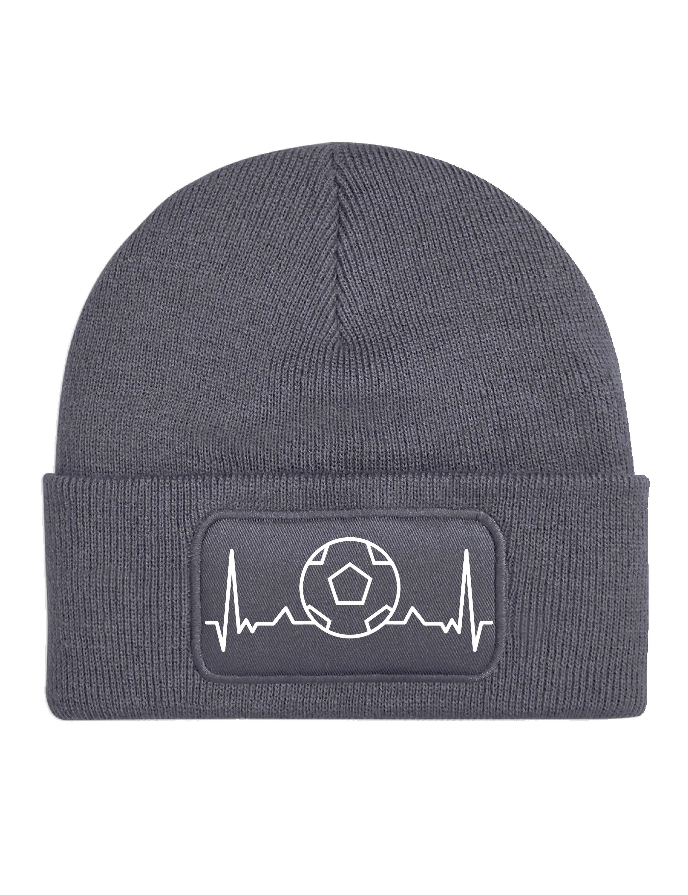 Beanie Fußball Heart Unisex Beanie Mütze
