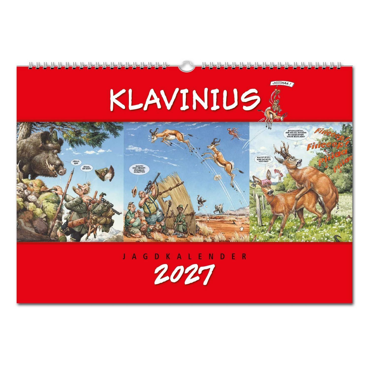 Wandkalender DJZ Edition: Haralds Klavinius Jagdkalender 2027