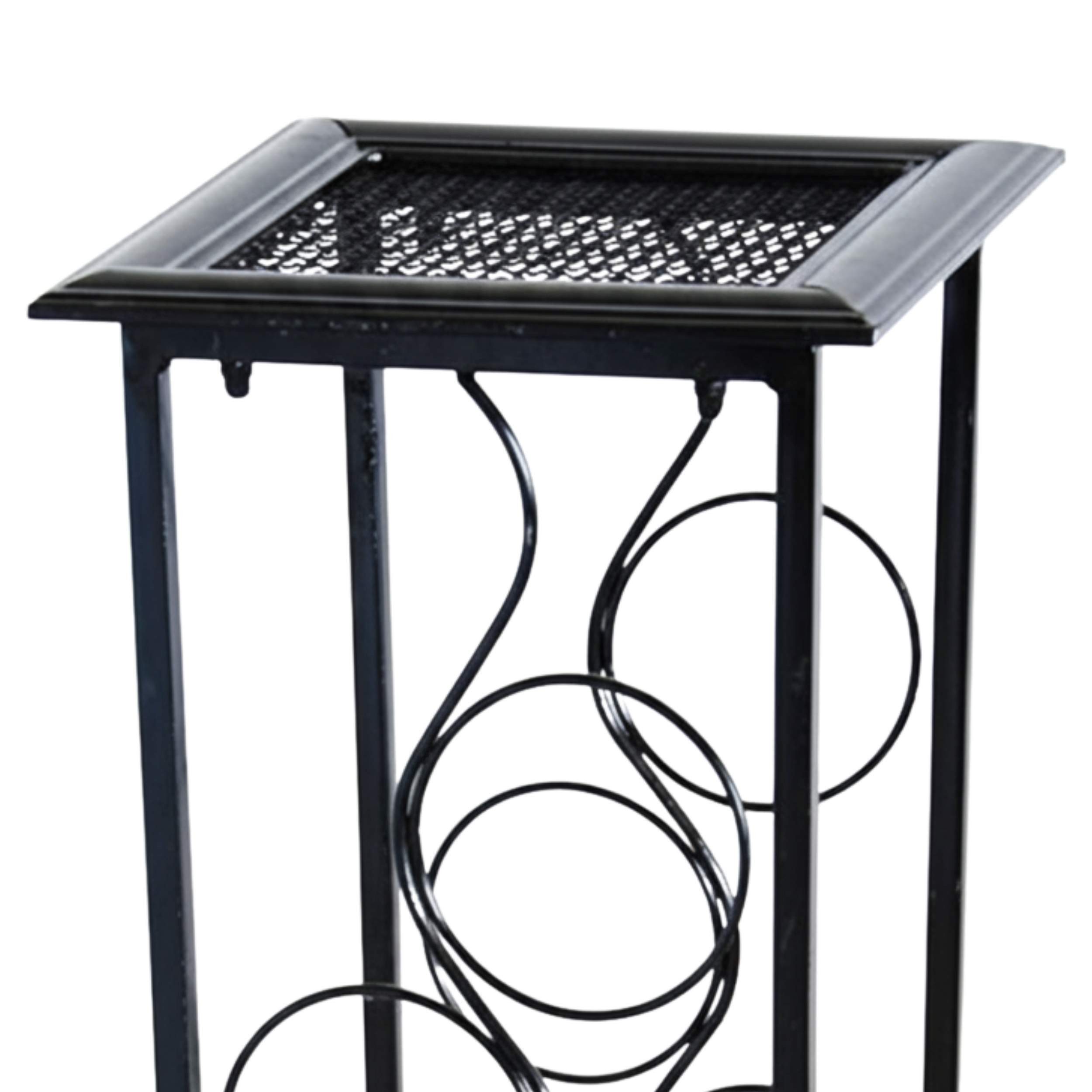 DanDiBo Weinregal Blumensäule "Oktave" 100 cm Flaschenständer Metall Regal, Flaschenhalter – Bild 5 von 5