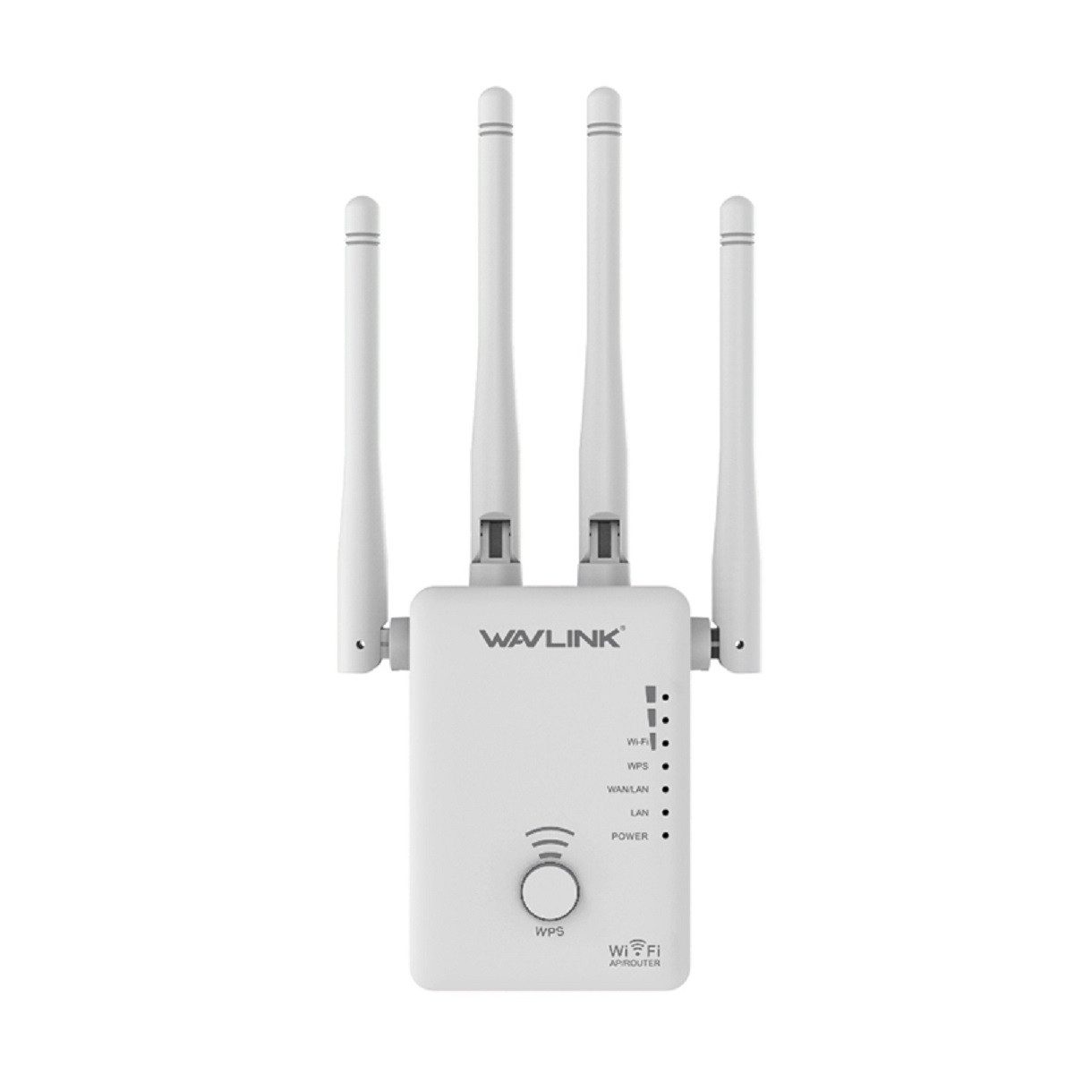 Dualband WLAN-Repeater mit 4 Antennen EU-Stecker Reichweitenverstärker