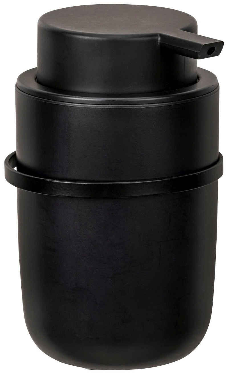 WENKO Seifenspender Carpino, (1-tlg), Schwarz, 250 ml