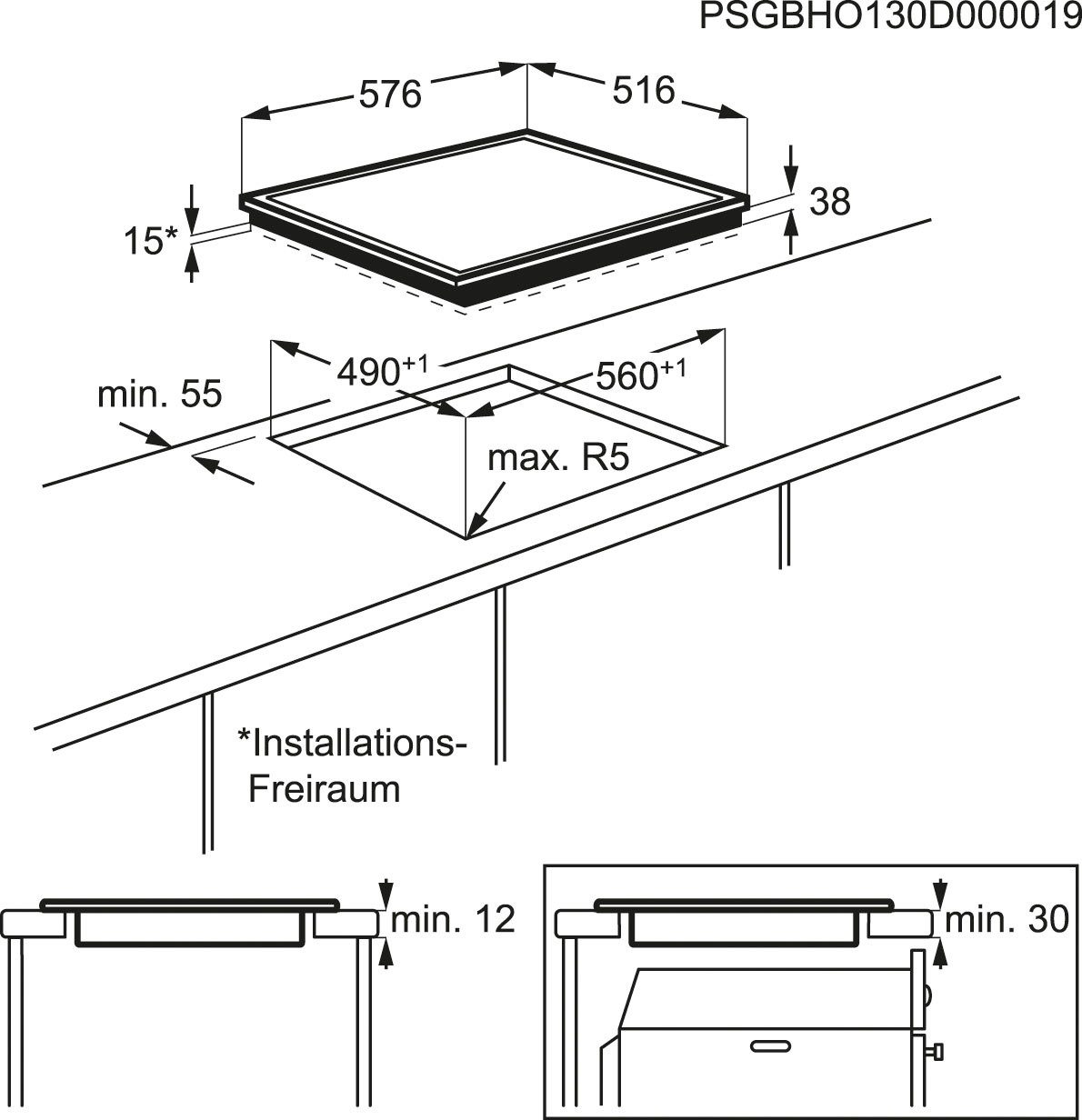 AEG Backofen-Set HH24BSM, Aqua Clean, Grillfunktion und gleichmäßige Garergebnisse auf 3 Ebenen, TouchTimer