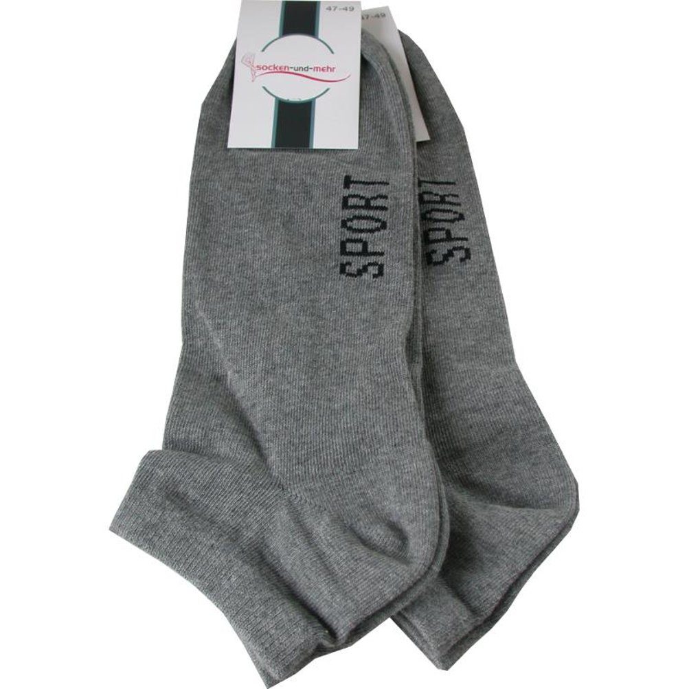 Sneakersocken Herren Sneakersocken in Übergrößen, 2Paar