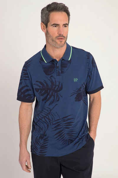 JP1880 Poloshirt Poloshirt Halbarm Piqué floraler Print