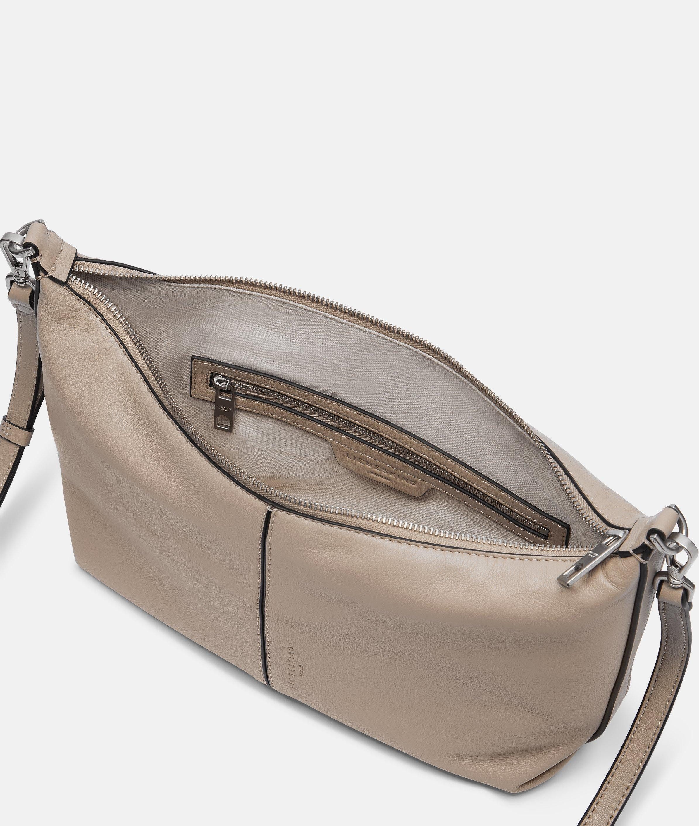 Liebeskind Berlin Schultertasche Paris Hobo S, Handliche Hobo-Bag aus Leder