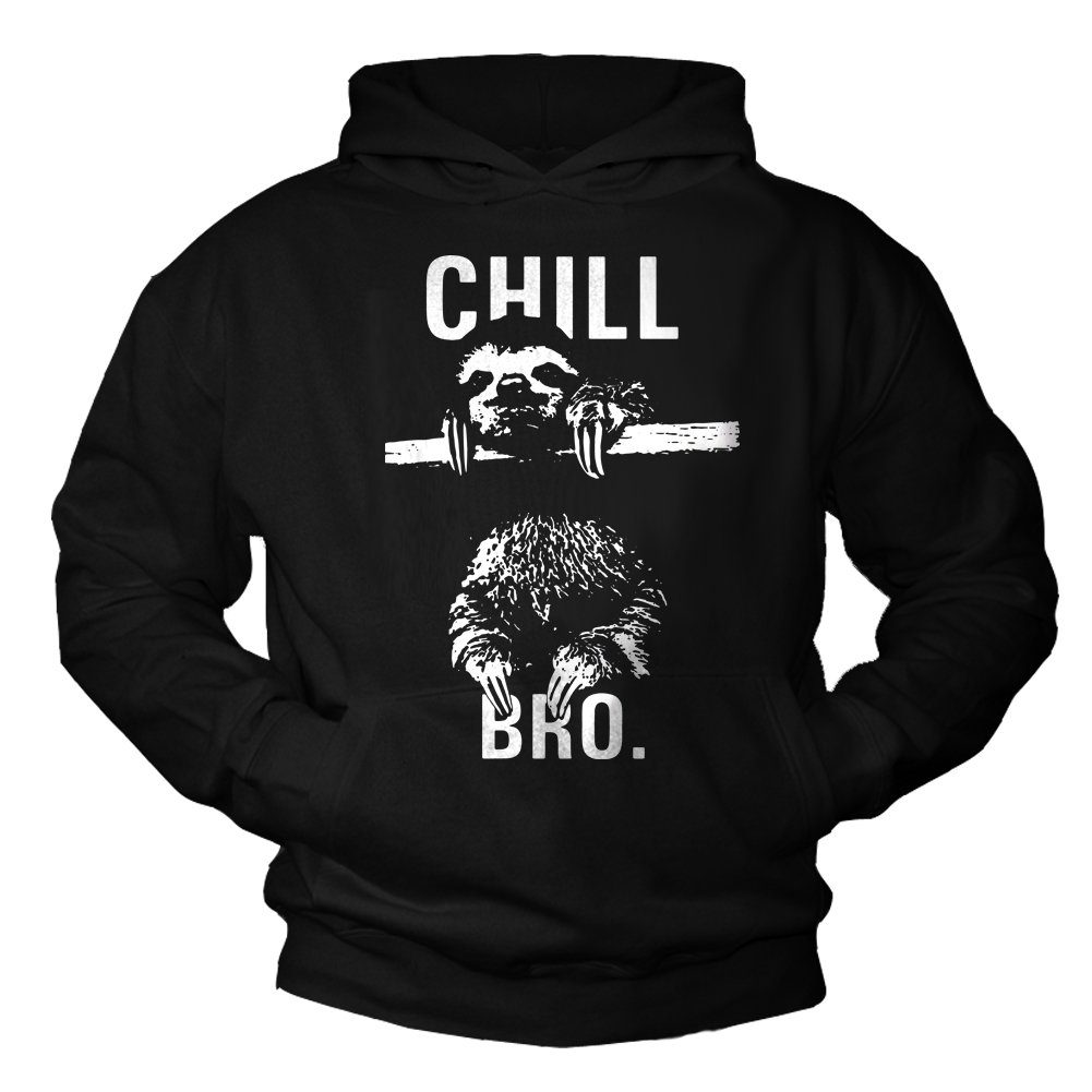 MAKAYA Kapuzenpullover Herren Faultier Lustig Sweatshirt günstig online kaufen