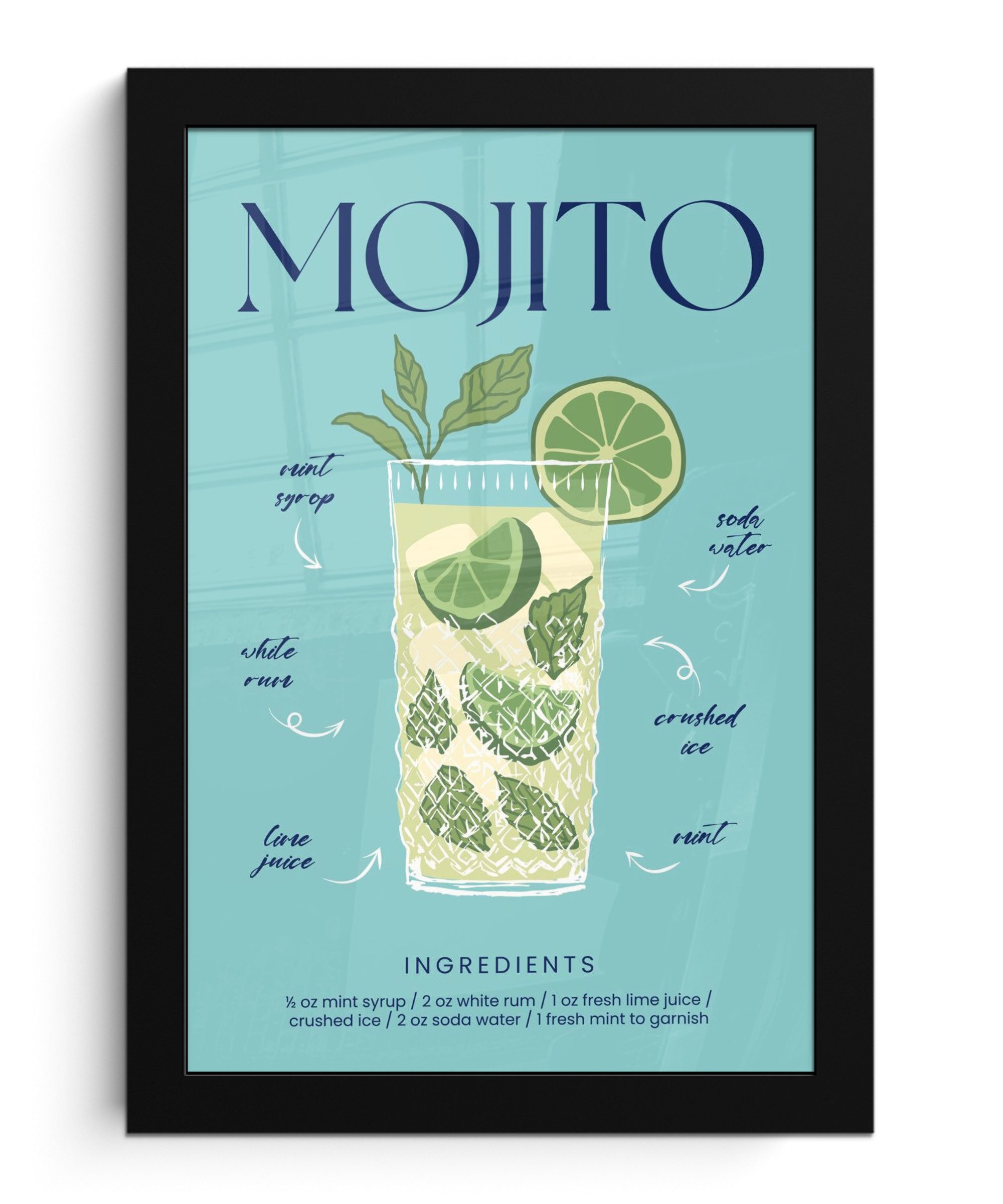 MuchoWow Poster Vintage - Mojito - günstig online kaufen