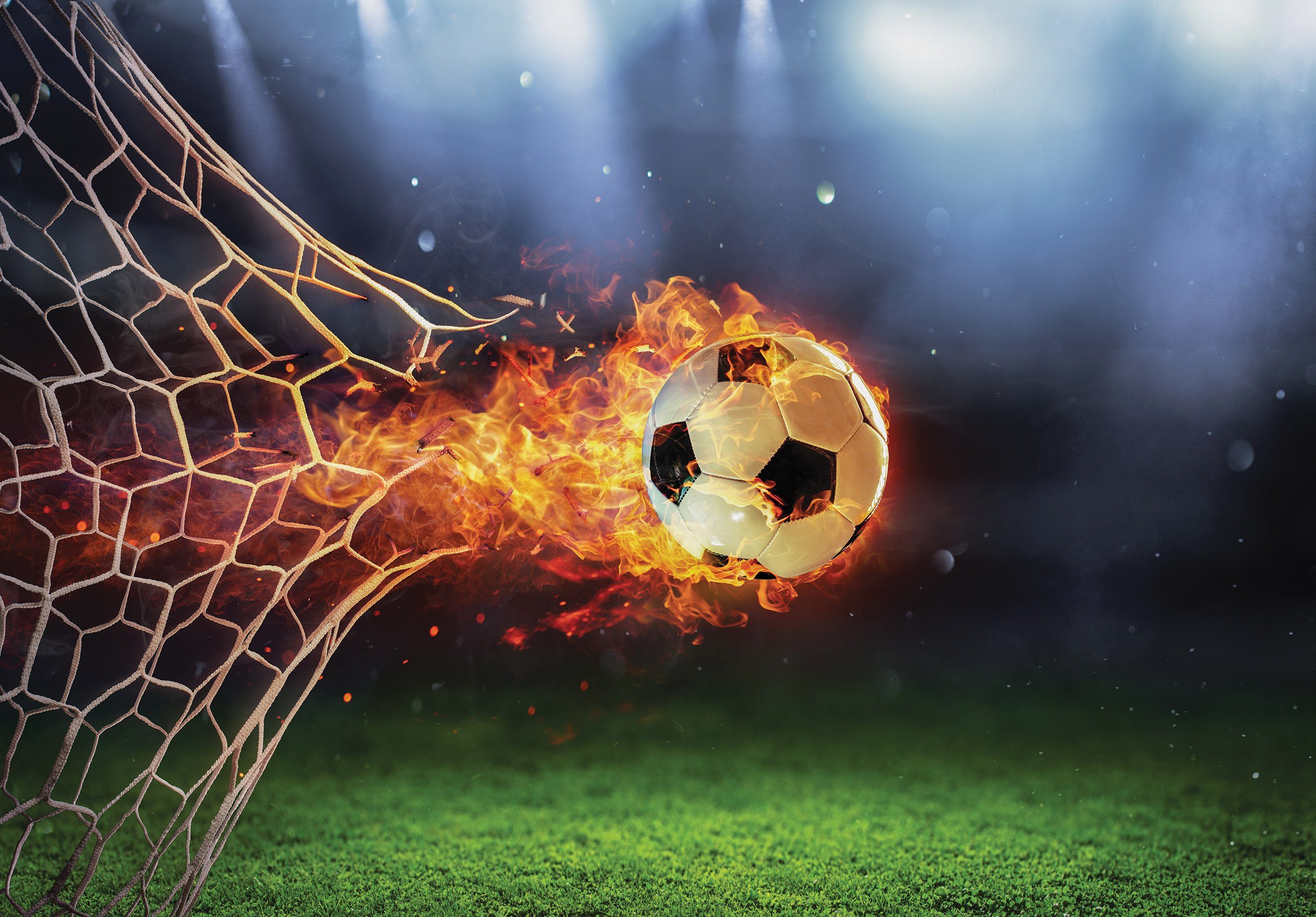 Wallarena Fototapete Kinderzimmer Jungen Fußball Kinder Stadium Jungenzimme günstig online kaufen