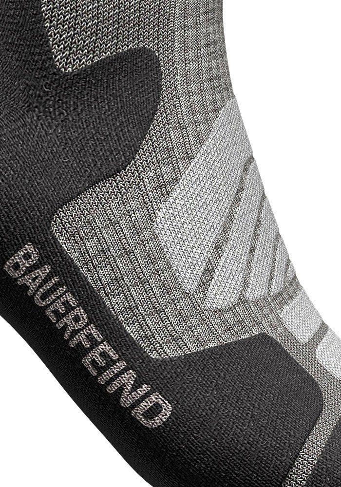 Mid grey Socks stone Cut Sportsocken Bauerfeind Merino Outdoor