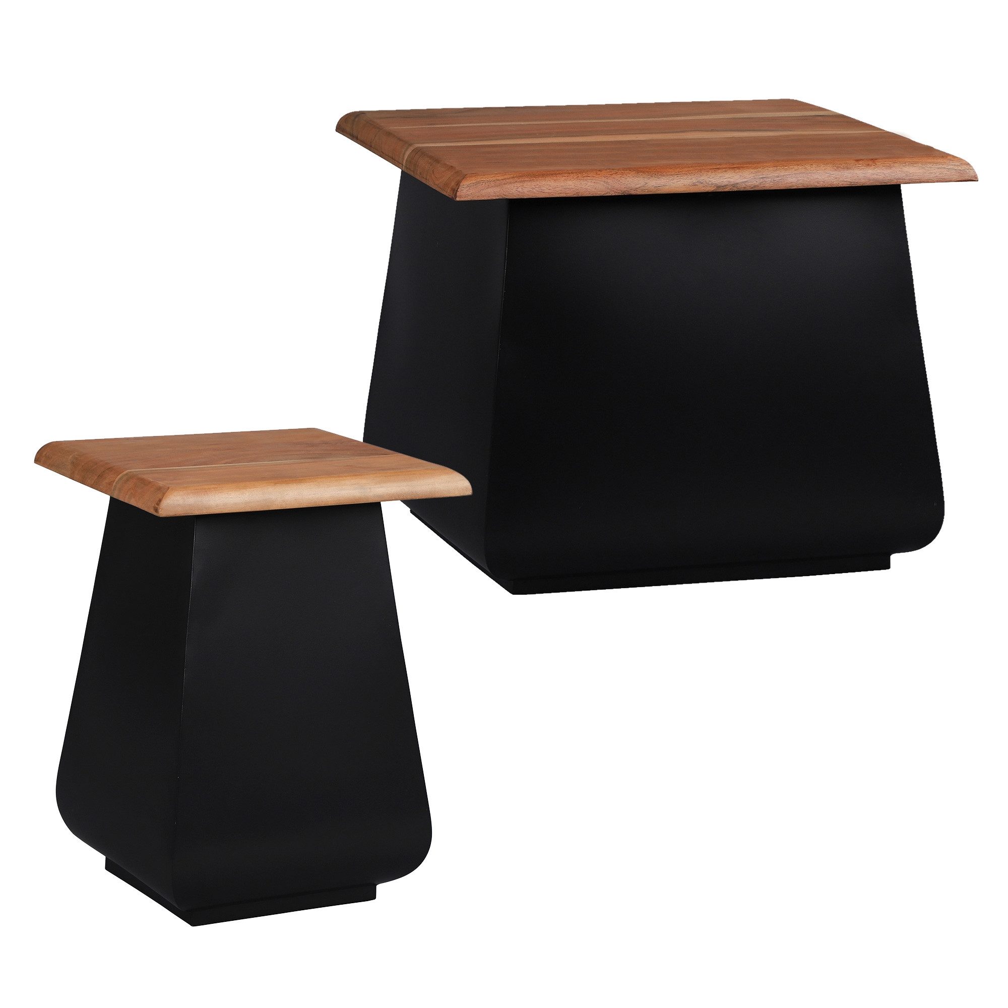 WOMO-DESIGN Beistelltisch Couchtisch Handgefertigt aus Akazienholz, günstig online kaufen