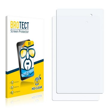 BROTECT Schutzfolie für ASUS MeMo Pad 7 ME572C ME572CL LTE, Displayschutzfolie, 2 Stück, Folie klar