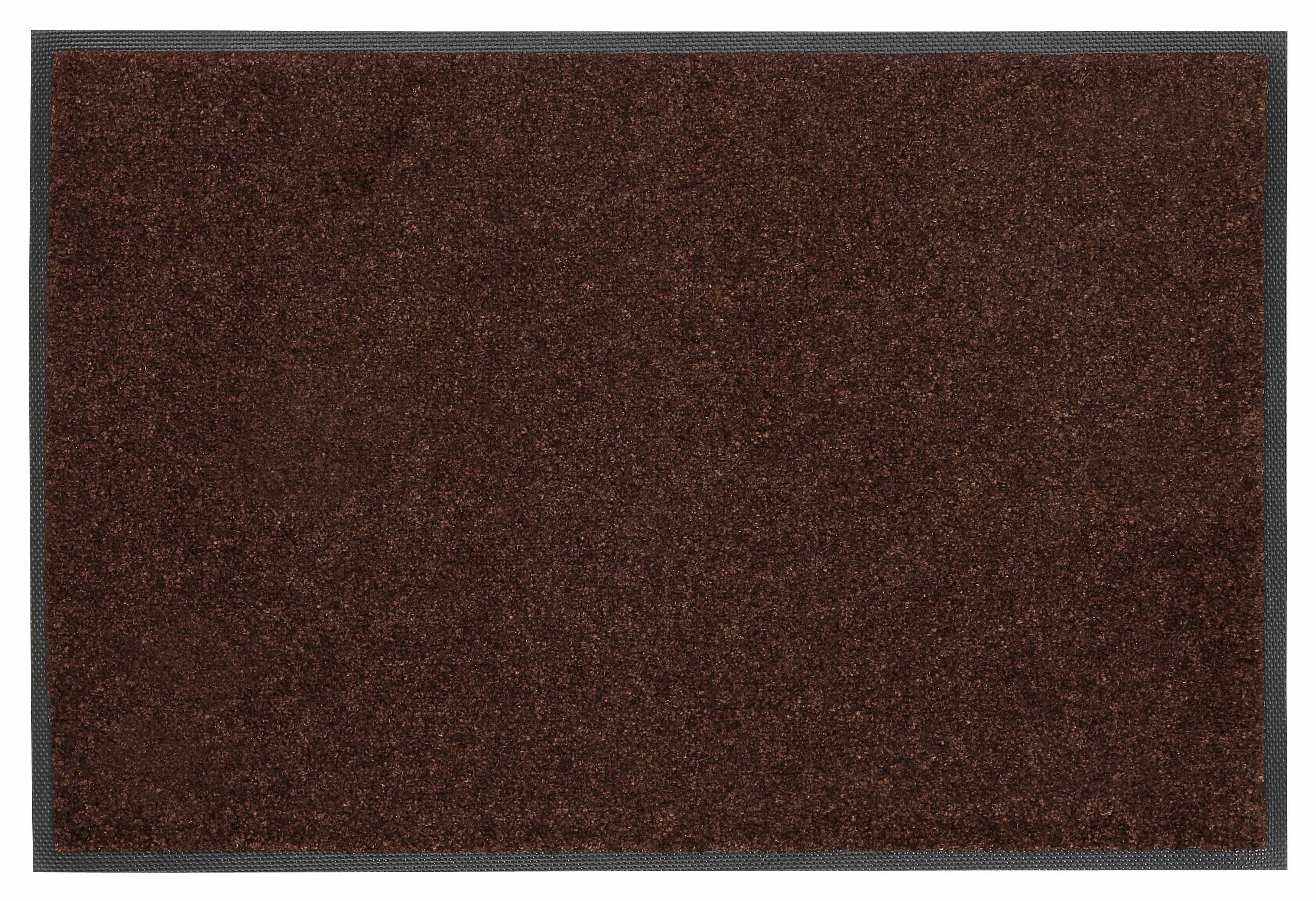 wash+dry by Kleen-Tex Fußmatte Trend Uni, Schmutzfangmatte, waschbar, rechteckig, Höhe: 7 mm, rutschhemmend, In- und Outdoor geeignet, auch als Läufer erhältlich