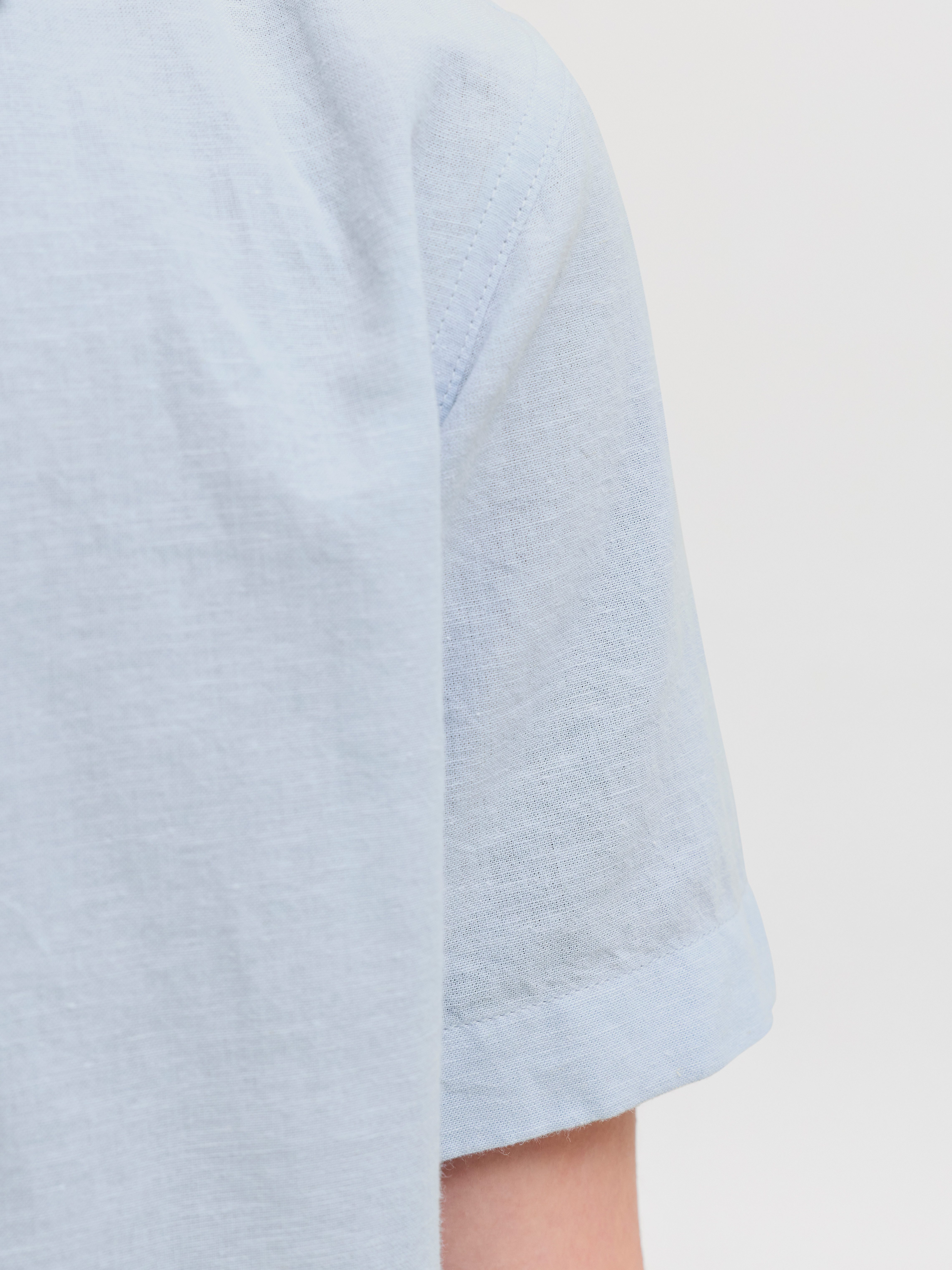 Jack & Jones Junior Kurzarmhemd JJEBREEZE LINEN BLEND SHIRT S/S SN JNR – Bild 4 von 5