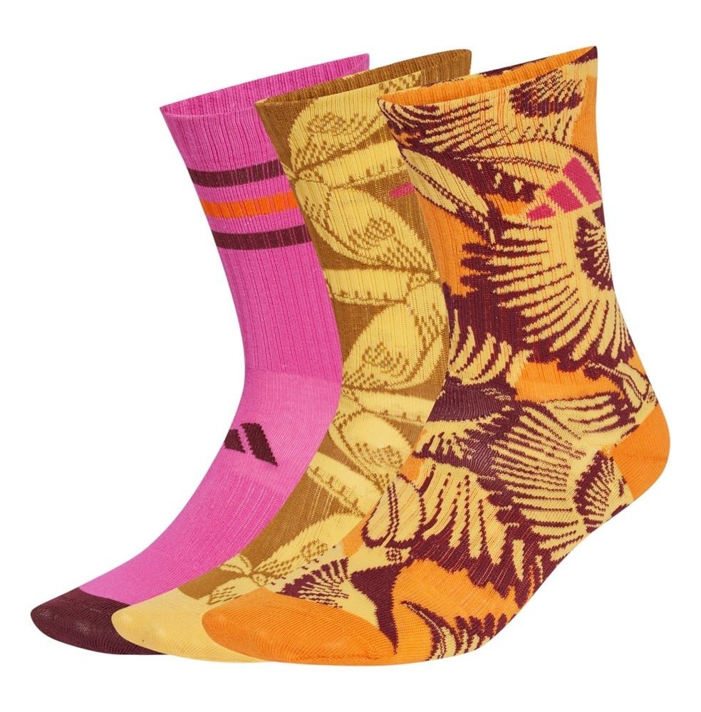 adidas Performance Sportsocken Crew Farm fuchsia/braun/orange - 3 Paar günstig online kaufen