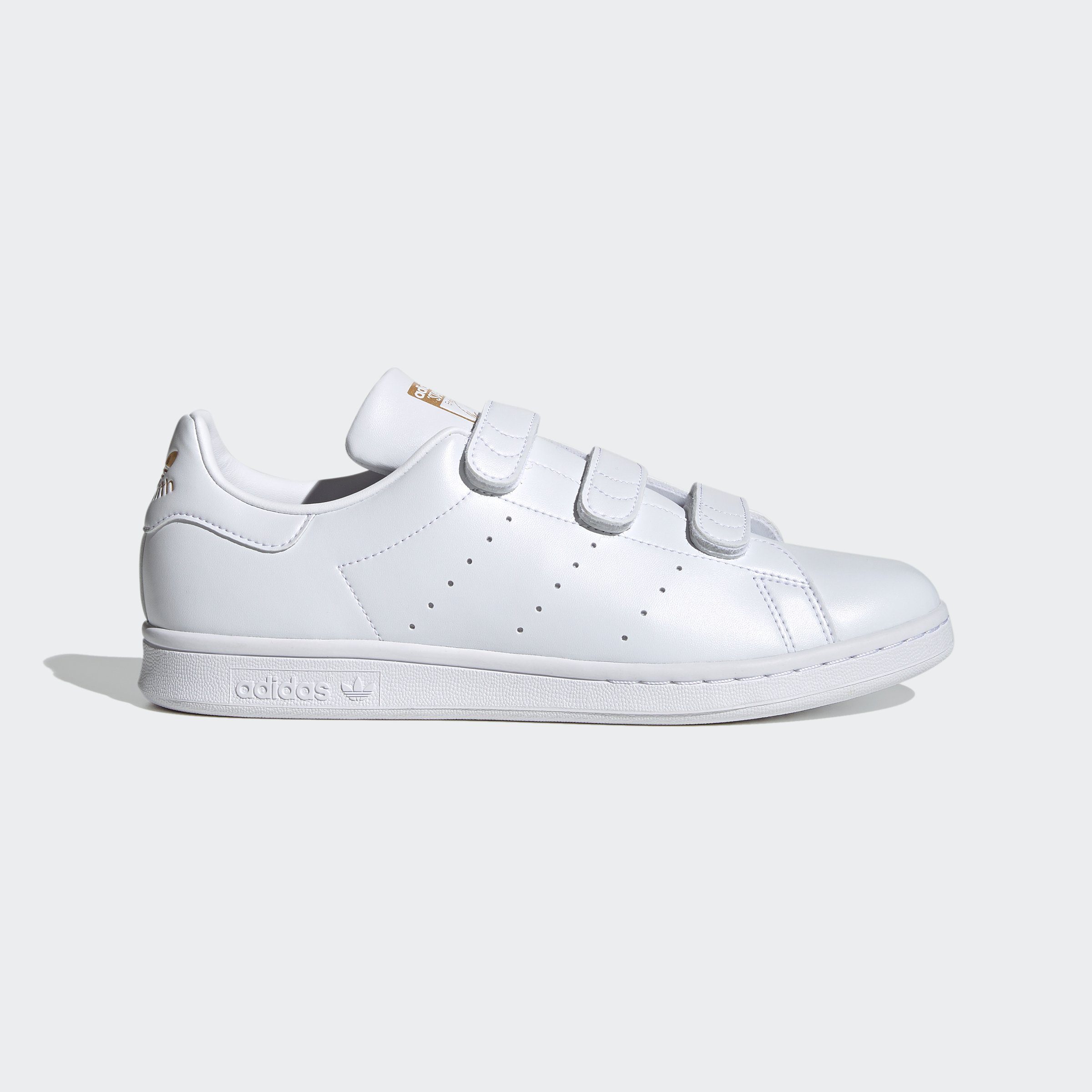 Metallic / adidas SMITH Gold Cloud Cloud Sneaker White Originals / White STAN