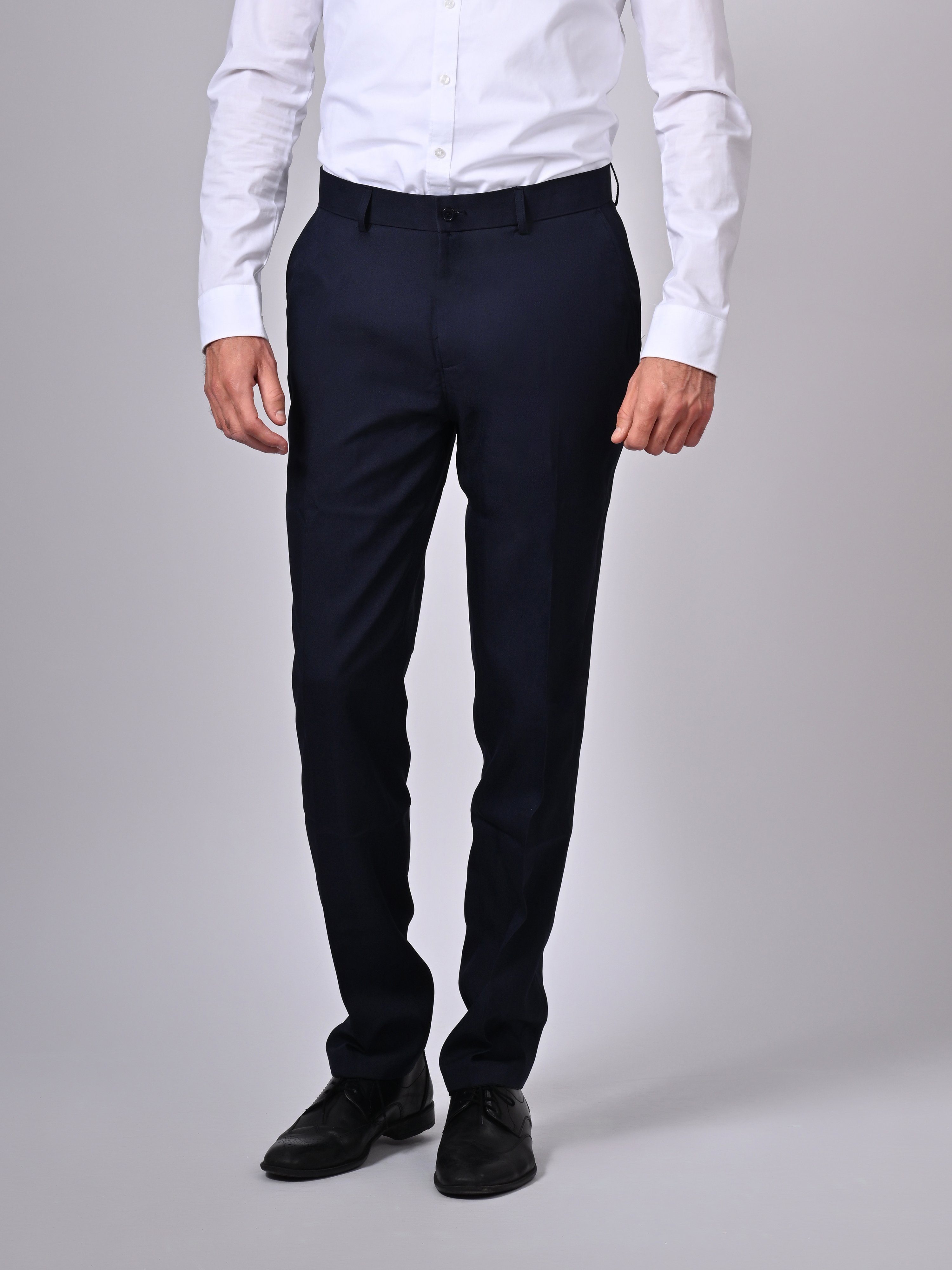 Hirschthal Anzughose Herren Business Anzughose Slim-Fit günstig online kaufen