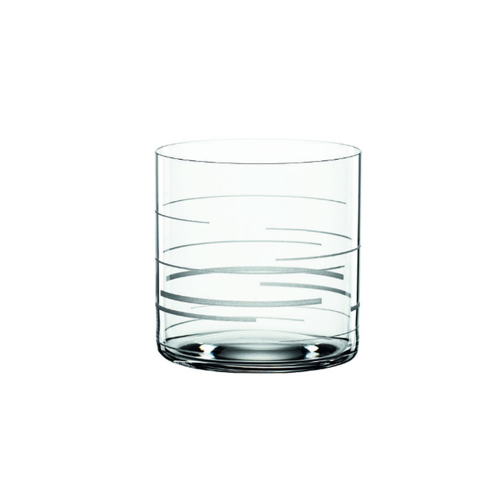 SPIEGELAU Glas Signature Drinks Lines, 2-tlg., Kristallglas