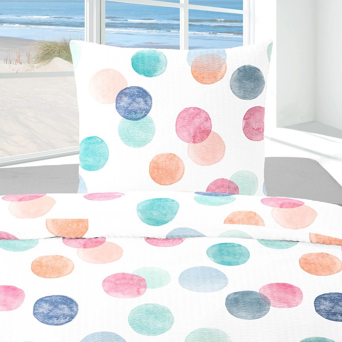 TRAUMSCHLAF Bettwäsche Bubbles, Seersucker, 2 teilig, günstig online kaufen
