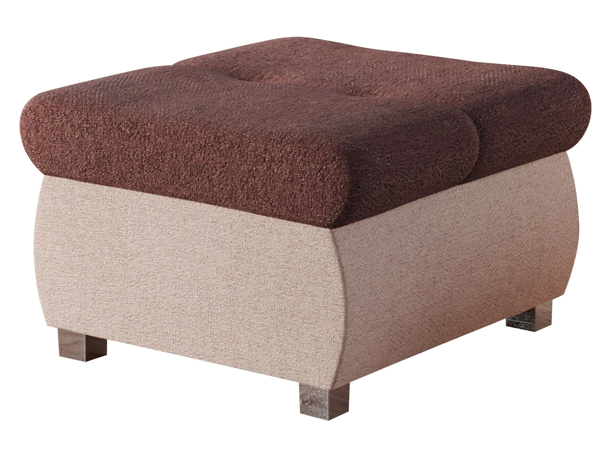 MIRJAN24 Polsterhocker Orkan Klein, Holzkonstruktion, 60x60x39 günstig online kaufen