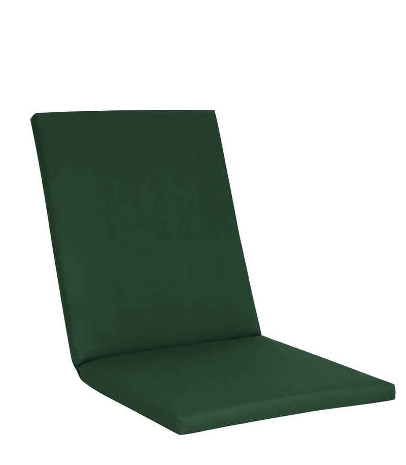 KETTtex EXKLUSIV Polsterauflage KTH 2 - grün uni - Polsterauflagen für Gartenmöbel, mit Reißverschluss