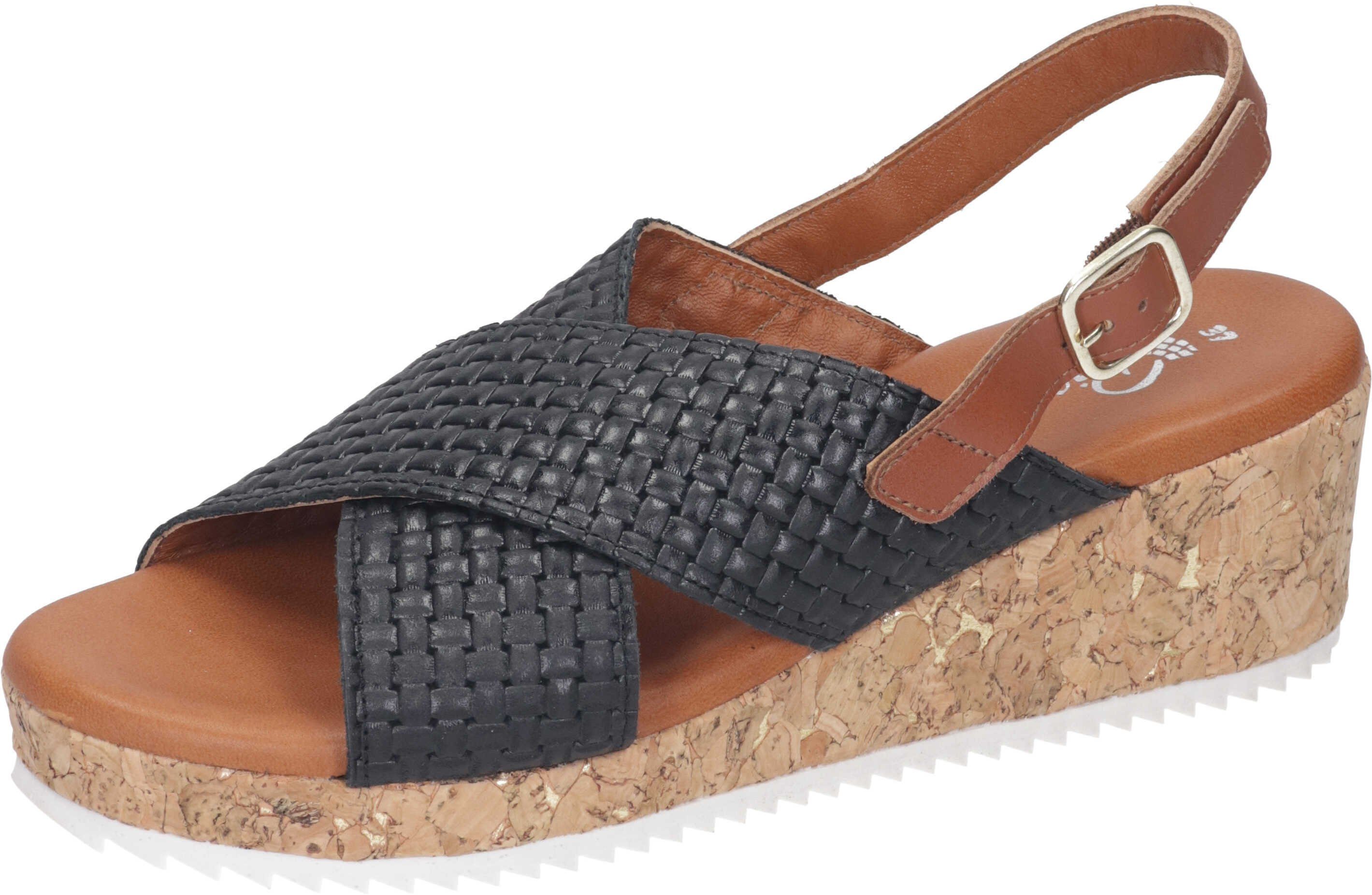 Piazza Sandaletten Keilsandalette aus echtem Leder