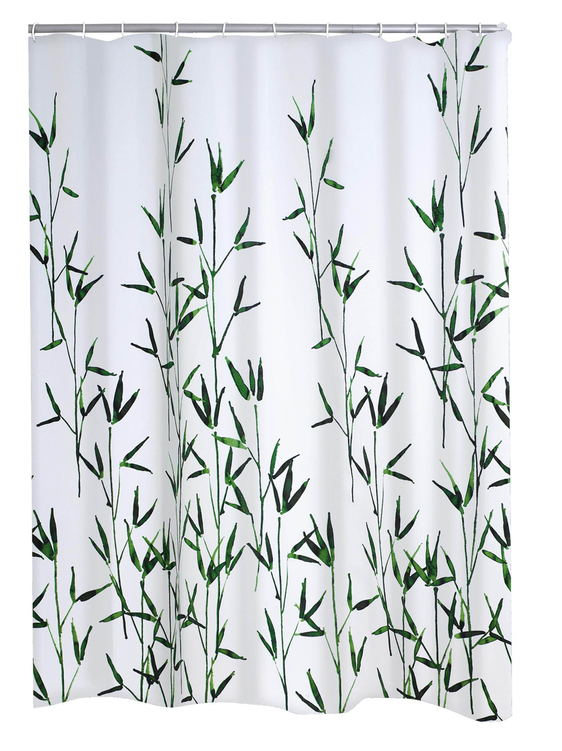 Ridder Duschvorhang Bambus grün Breite 180 cm günstig online kaufen