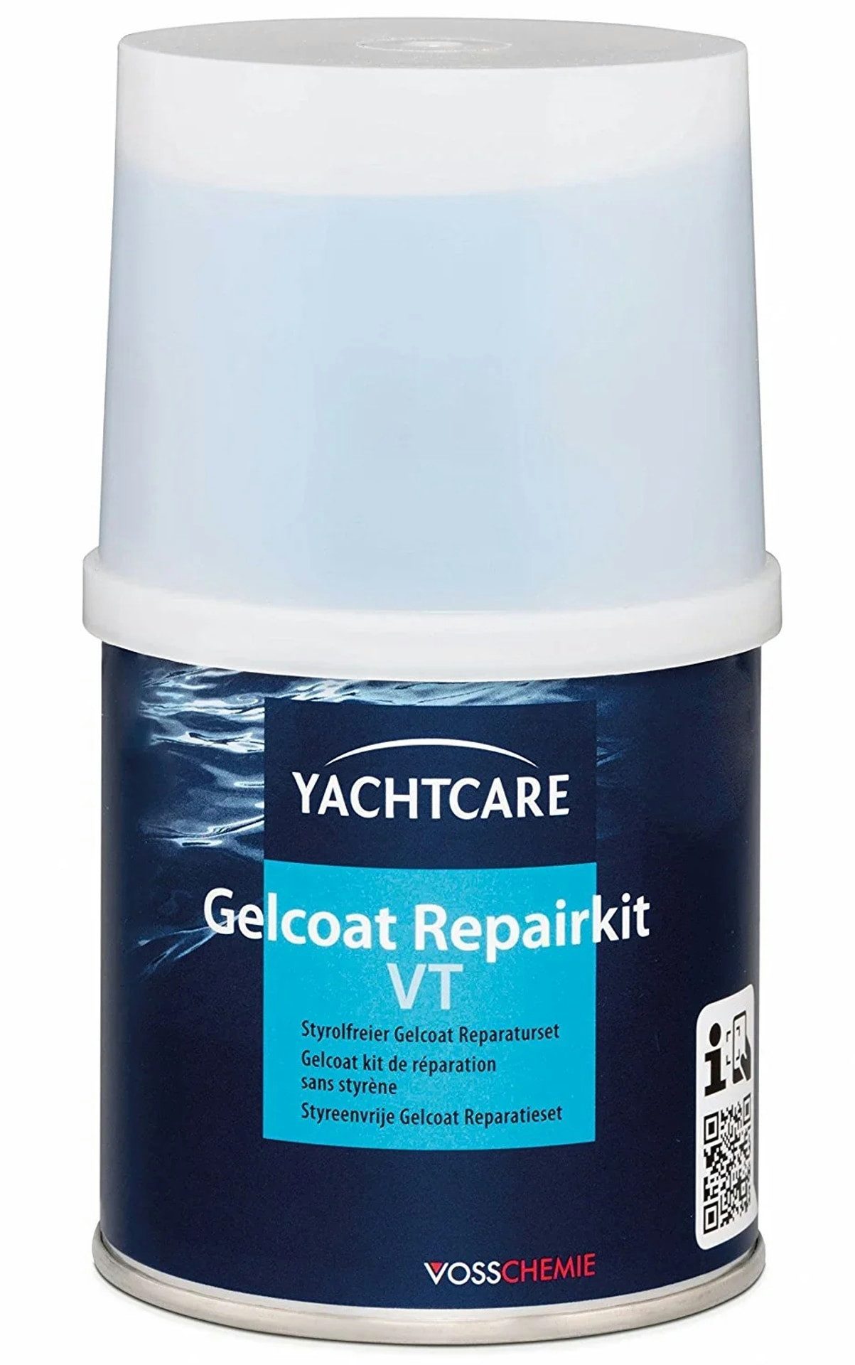 Boni-Shop Kunststoff-Reparaturset Gelcoat Repair Kit 200 g RAL 9010