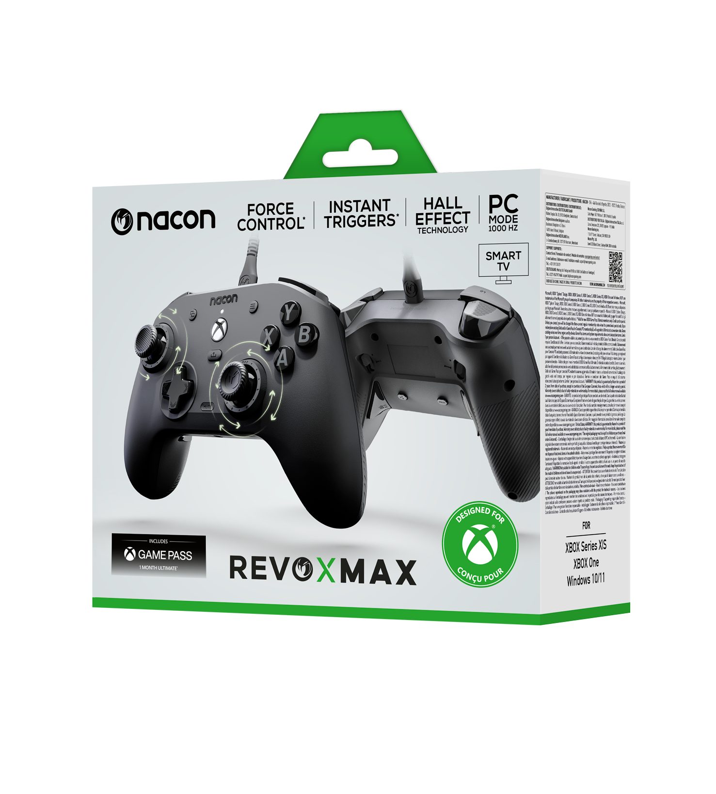 nacon NACON XBOX Gaming Controller REVO MAX [Offiziell lizenziert] Xbox One-Controller