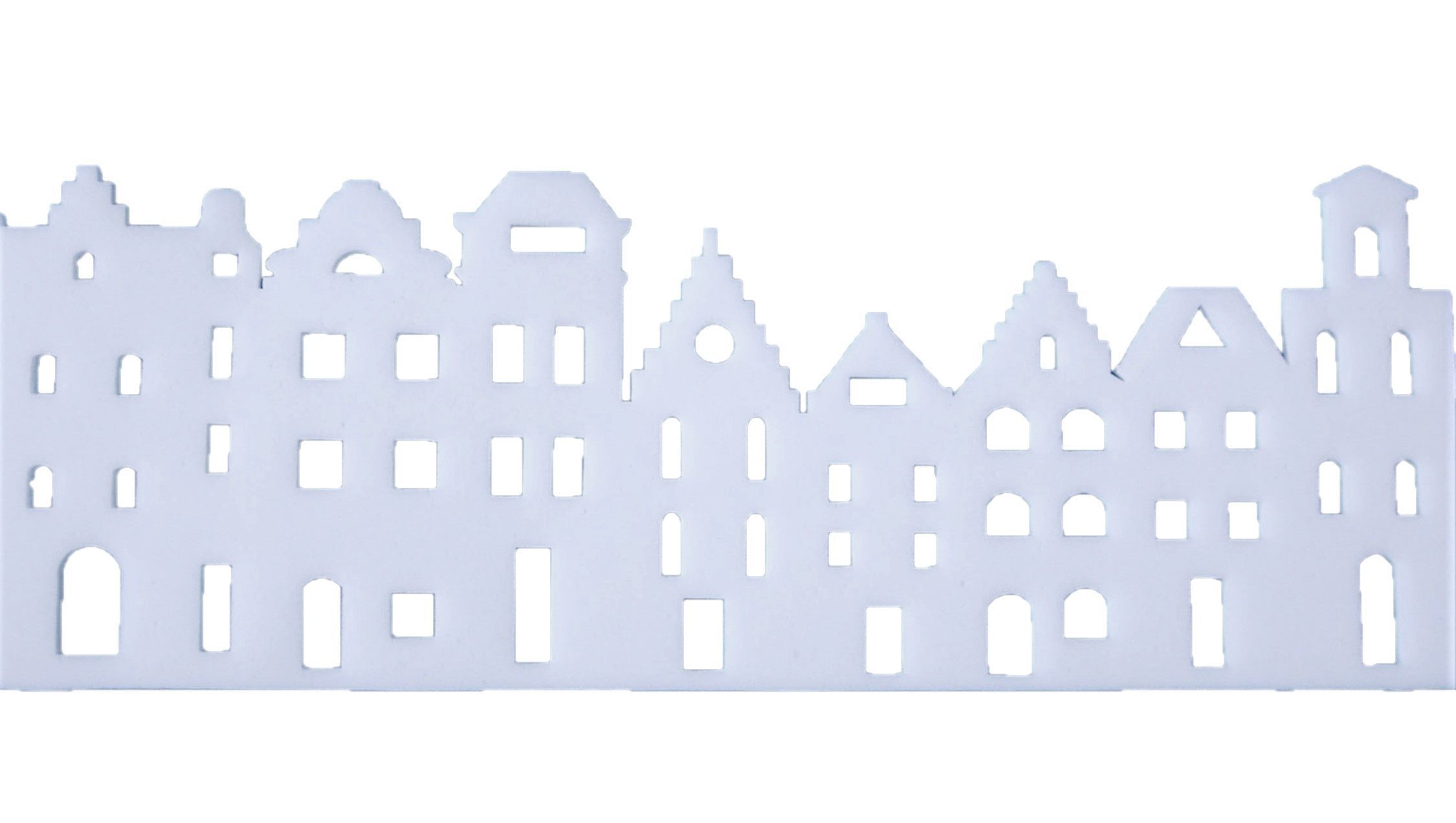 Erwin Hennecken GmbH Fensterdekoration Winterdeko HÄUSER-GIRLANDE. günstig online kaufen