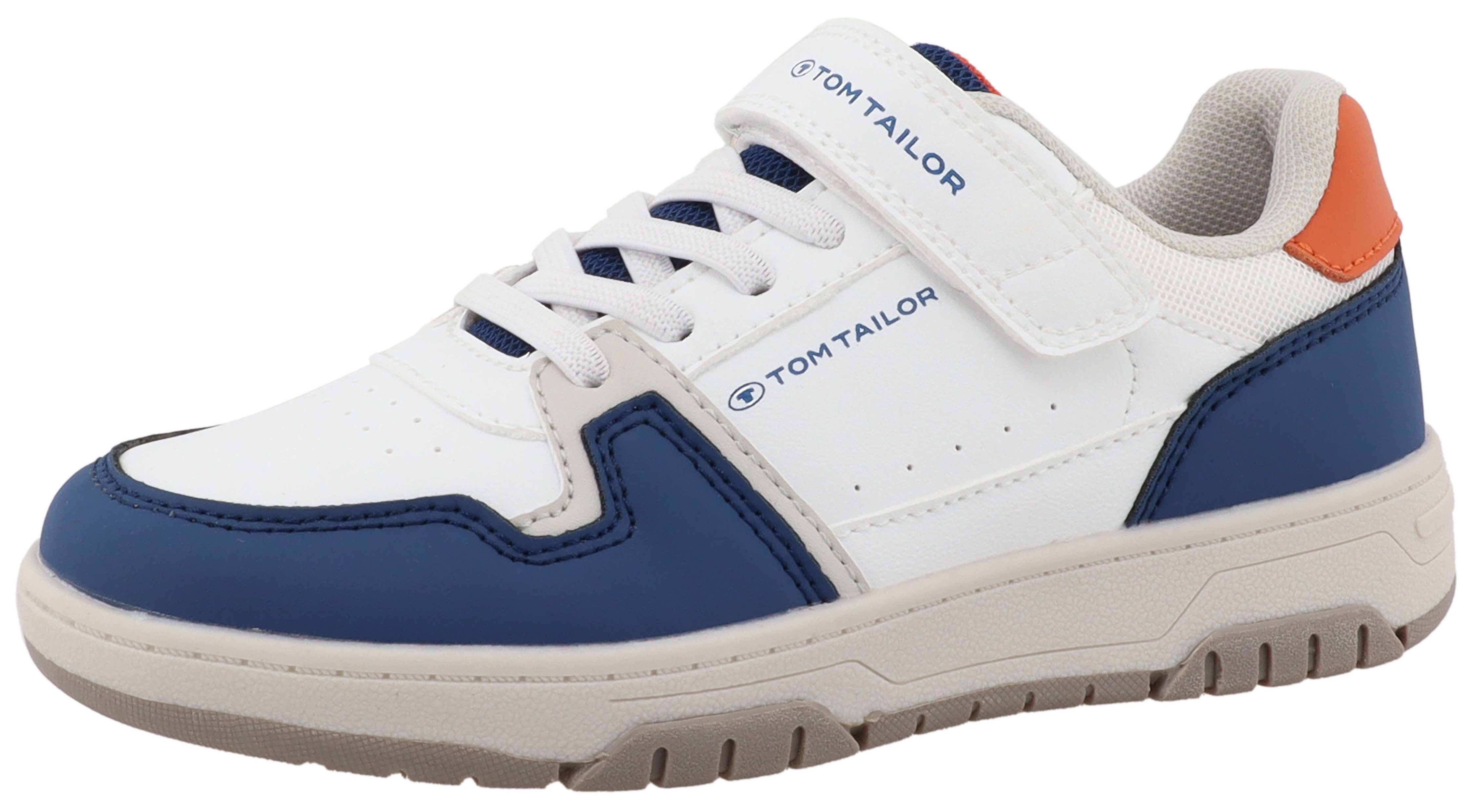 TOM TAILOR Winnie Sneaker Freizeitschuh, Halbschuh mit modischen Kontrastbesätzen