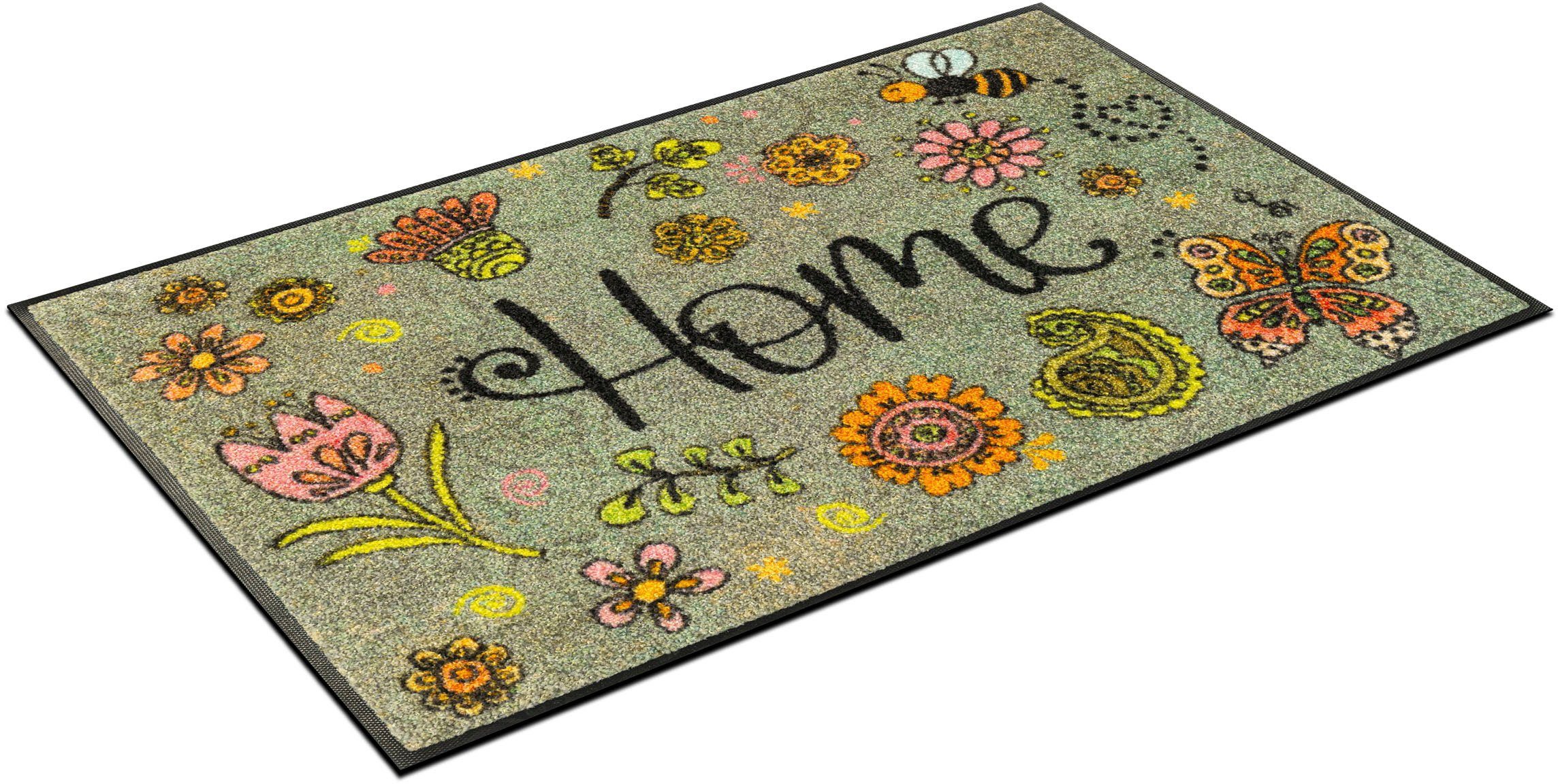 wash+dry by Kleen-Tex Fußmatte Lovely Home, rechteckig