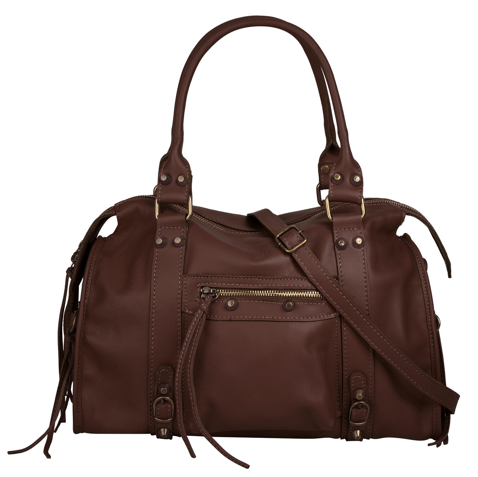 forty° Shopper FORTY° Damen echt Leder, Made in Italy, echt Leder, Made in Italy