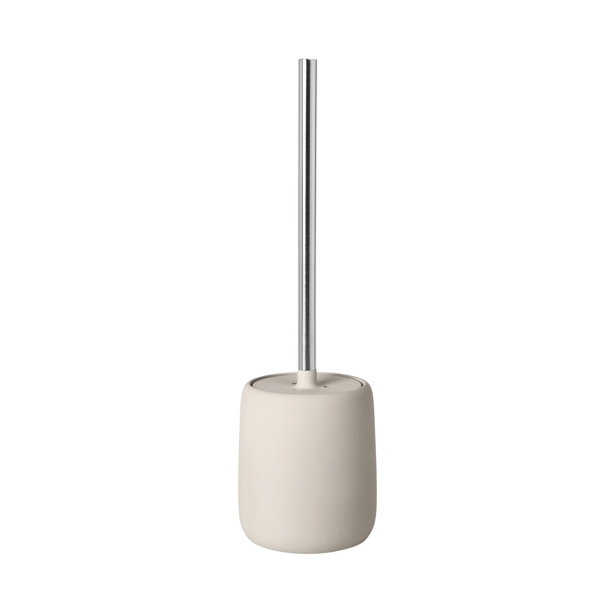 blomus WC-Reinigungsbürste -SONO- Toilettenbürste & Halter, Badaccessoire, WC, Keramik, Soft-Touch, Silikondeckel