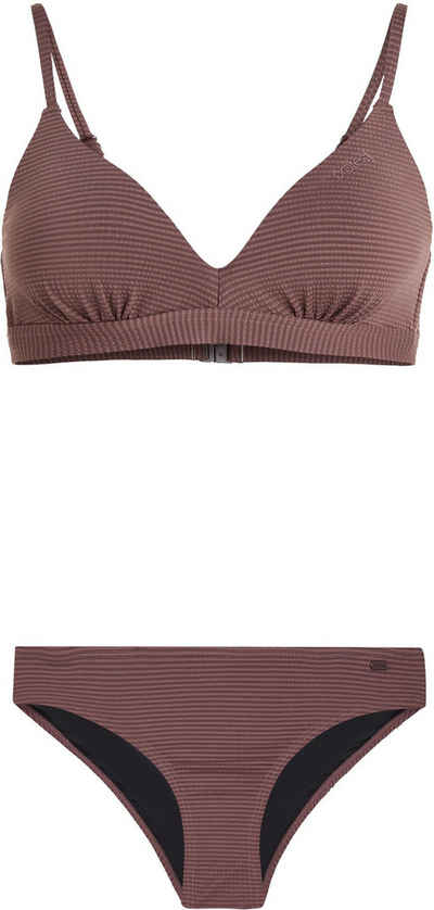 Protest Bandeau-Bikini PRTBRITA 23 tankini BCD-cup Raisinbrown