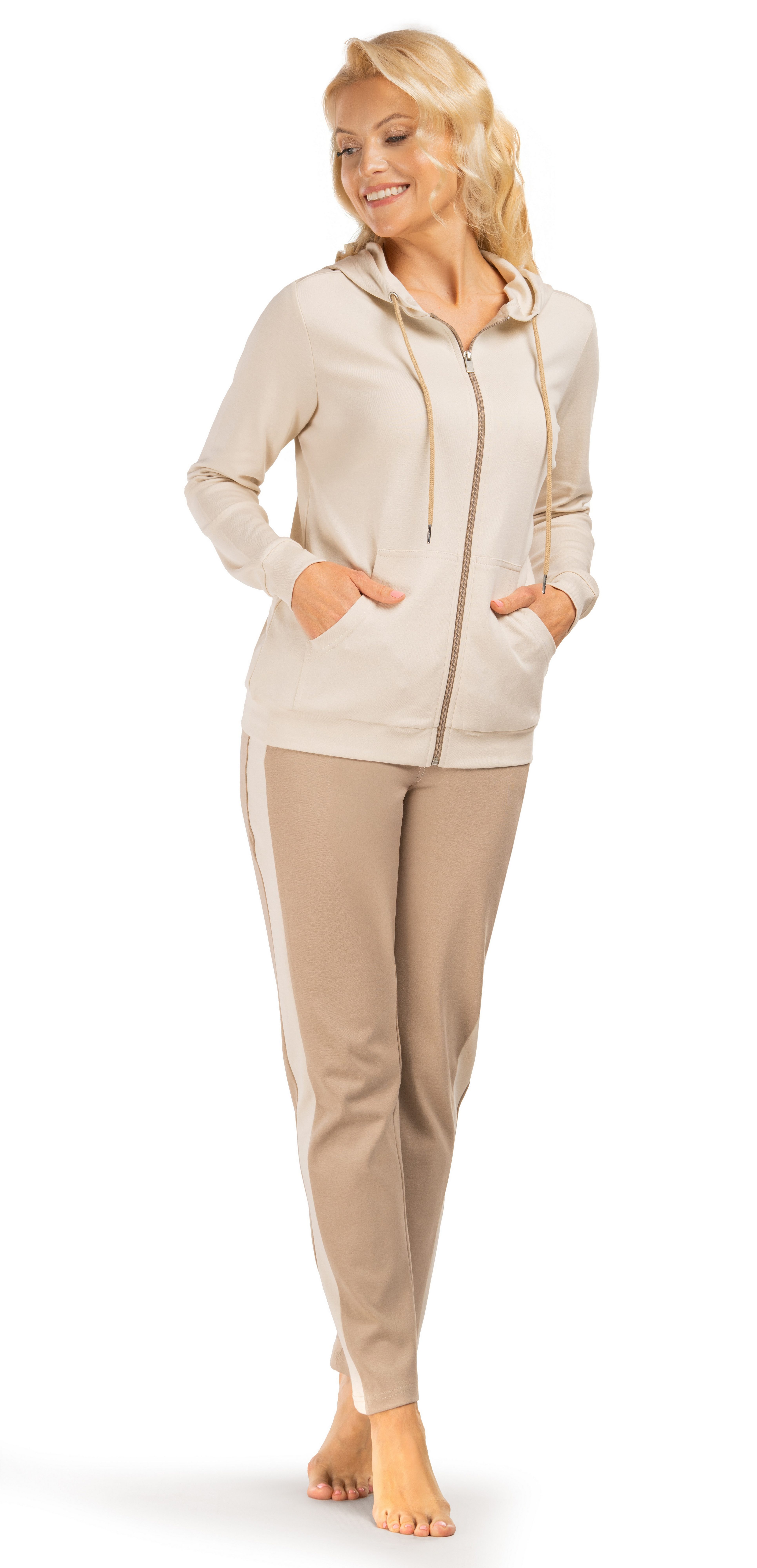 Consult-Tex Hausanzug Damen Hausanzug DW400 (Spar Set) mit Reißverschluß