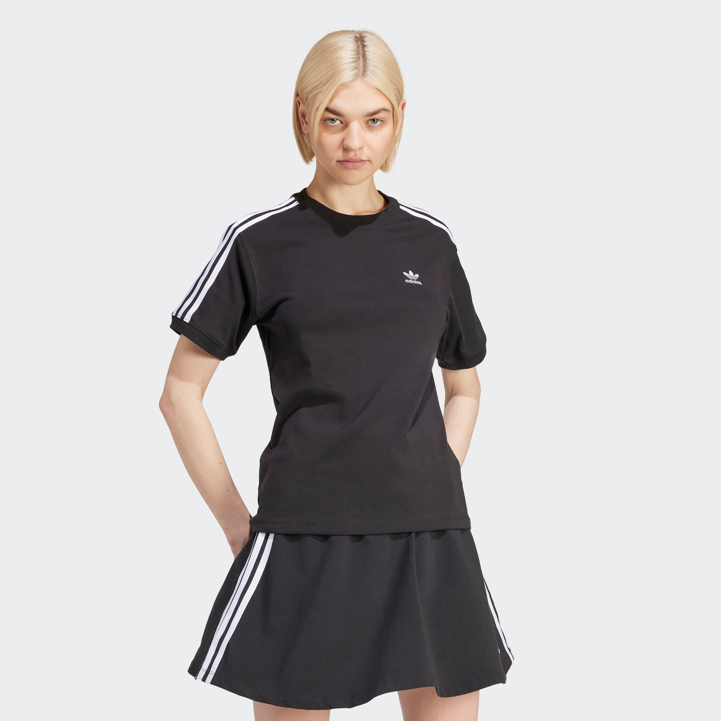 adidas Originals T-Shirt 3 BLACK STRIPE TEE