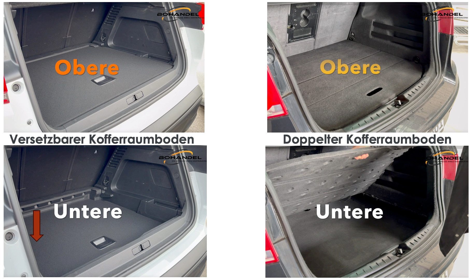 Trimak Passform-Fußmatten Oder Kofferraumwanne Oder Set kompatibel mit Mitsubishi ASX, Mitsubishi ASX 2.Gen ab 2023 Untere Kofferraummatte TPE