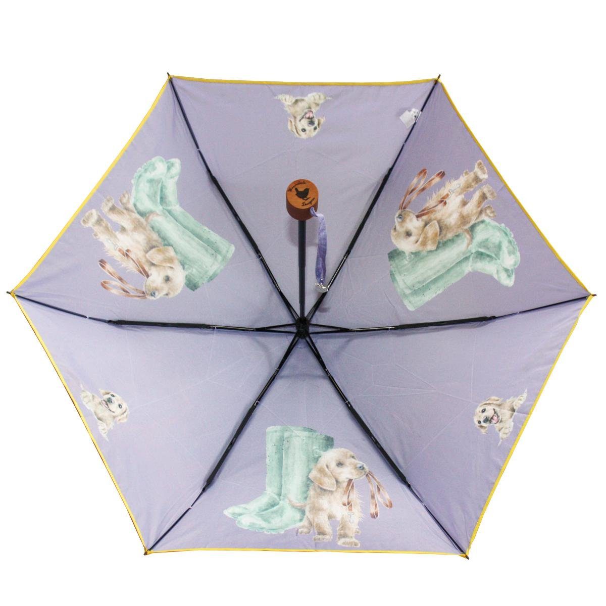 Wrendale Taschenregenschirm Wrendale Designs Taschen-Regenschirm Hunde-Wetter