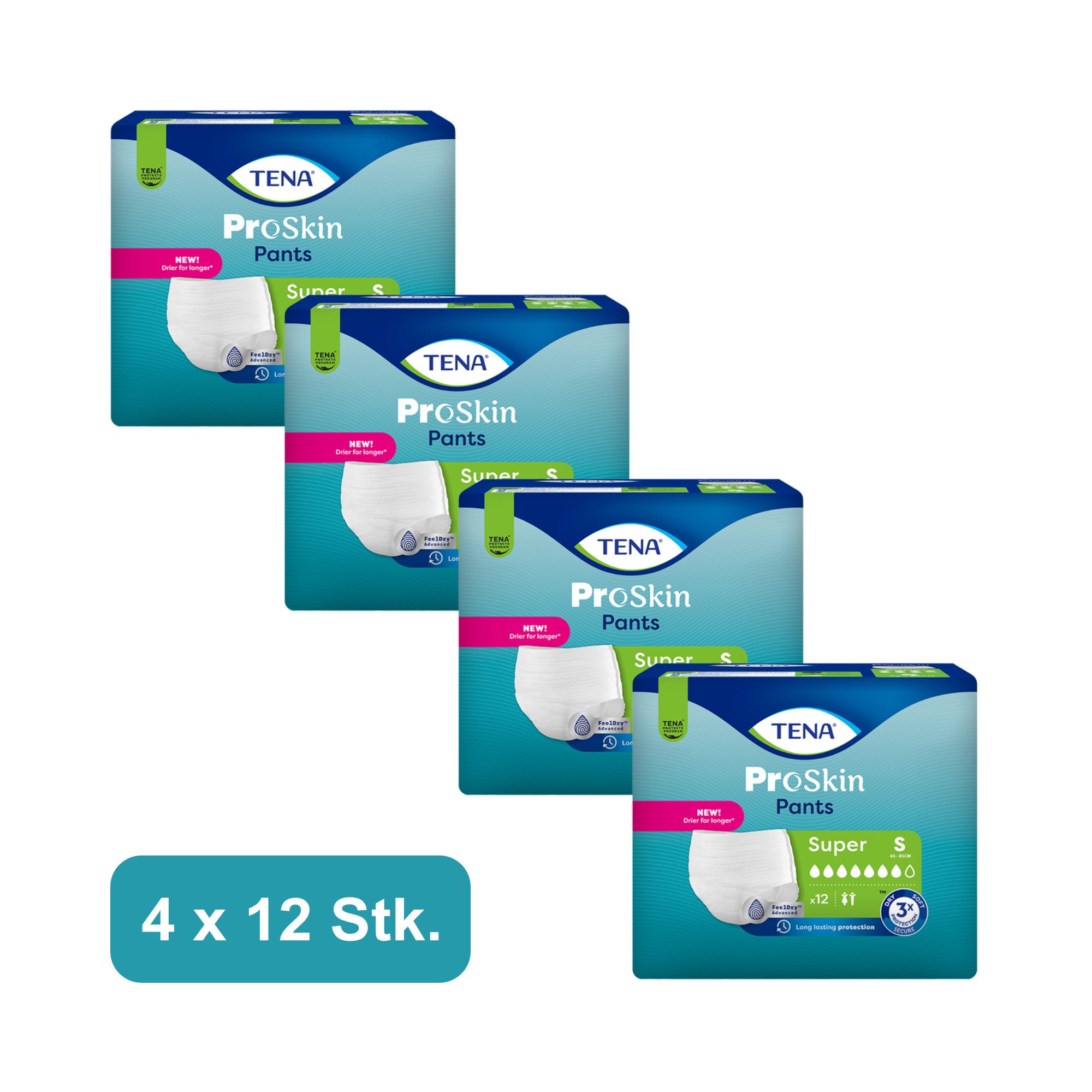 TENA Inkontinenz-Pants TENA - Pants Super S - XL, S Gr., 48-St.