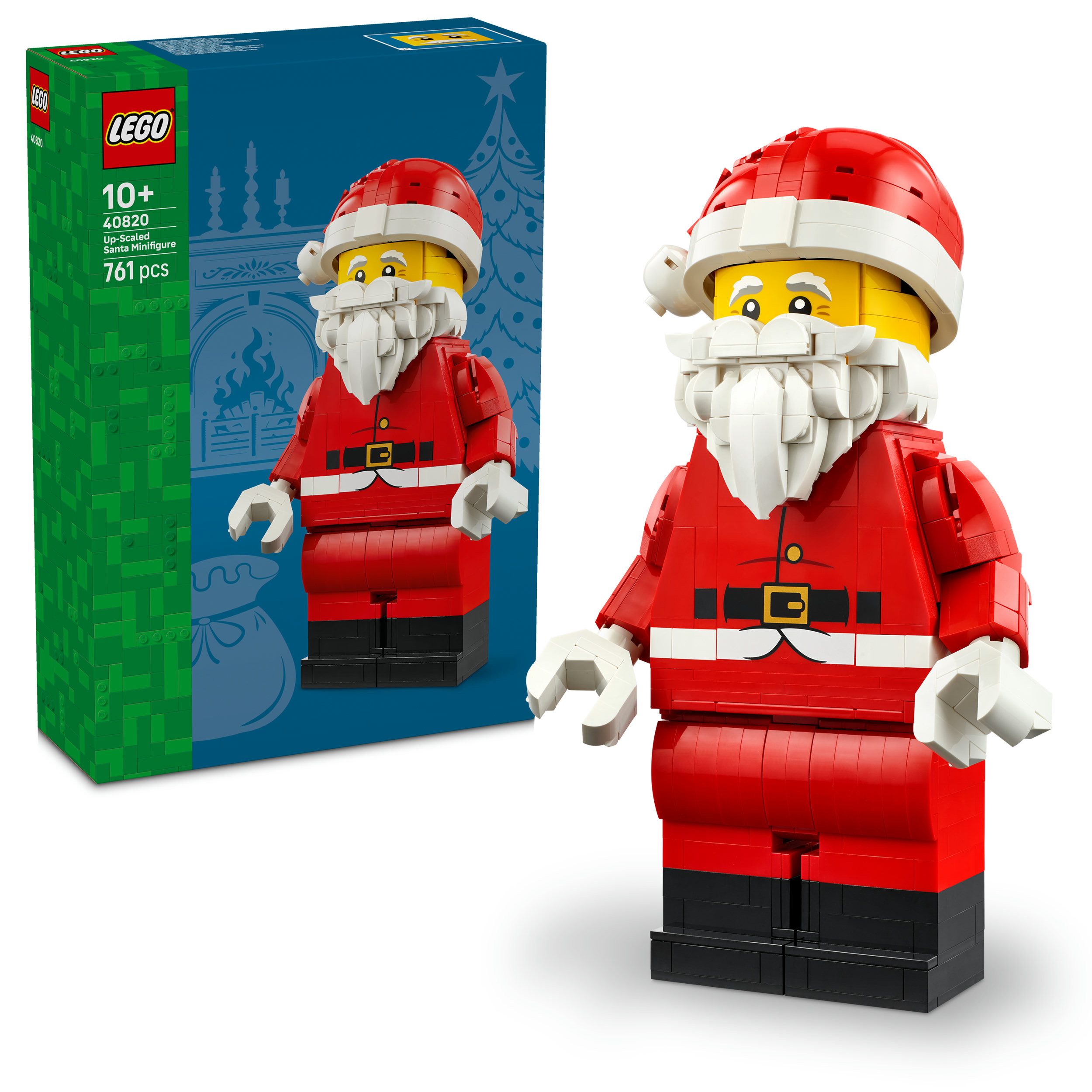 LEGO® Große Weihnachtsmann-Minifigur (40820), LEGO Iconic Konstruktionsspielsteine, (761 St), Made in Europe
