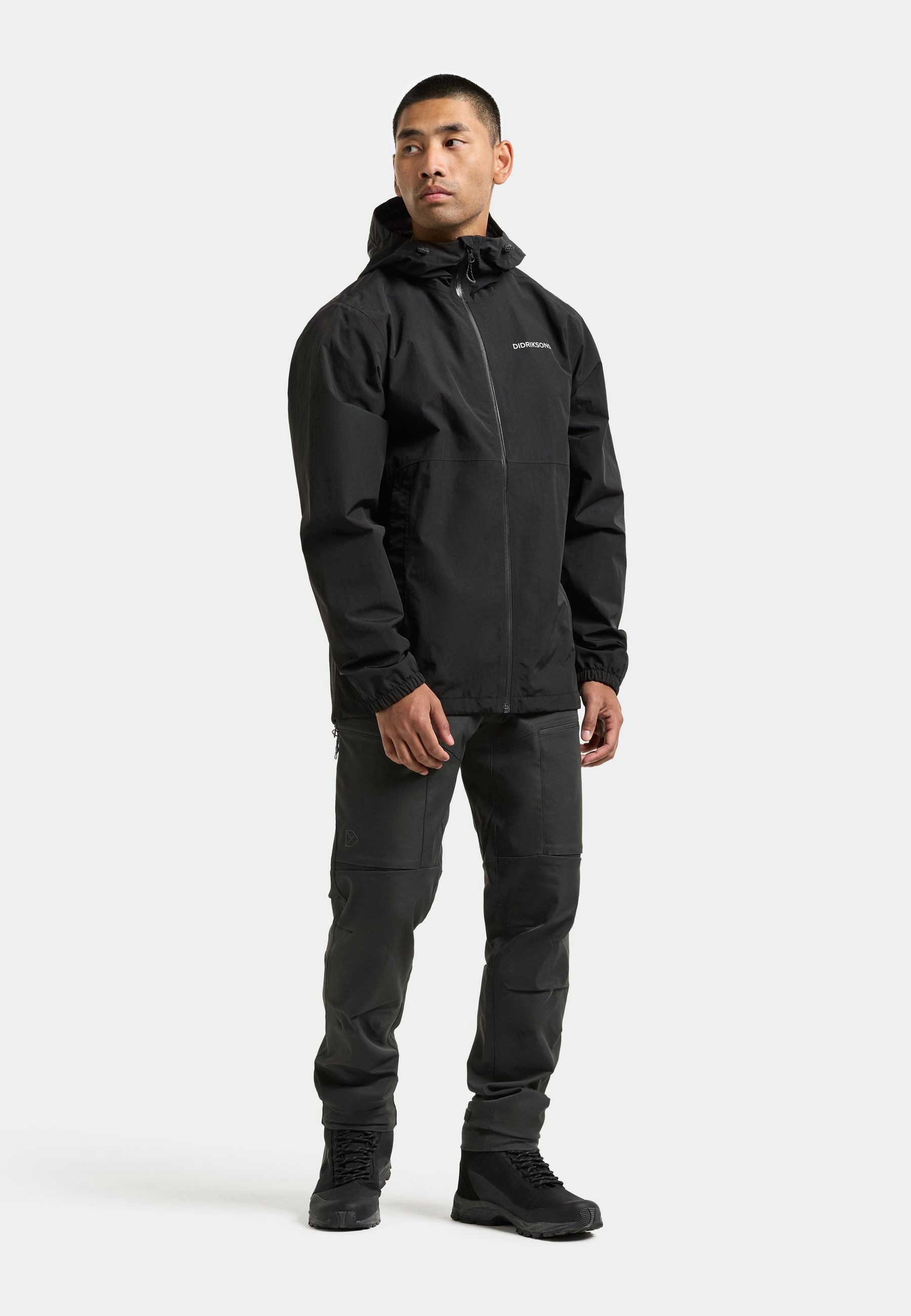 Didriksons Outdoorjacke mit Kapuze mit Taschen