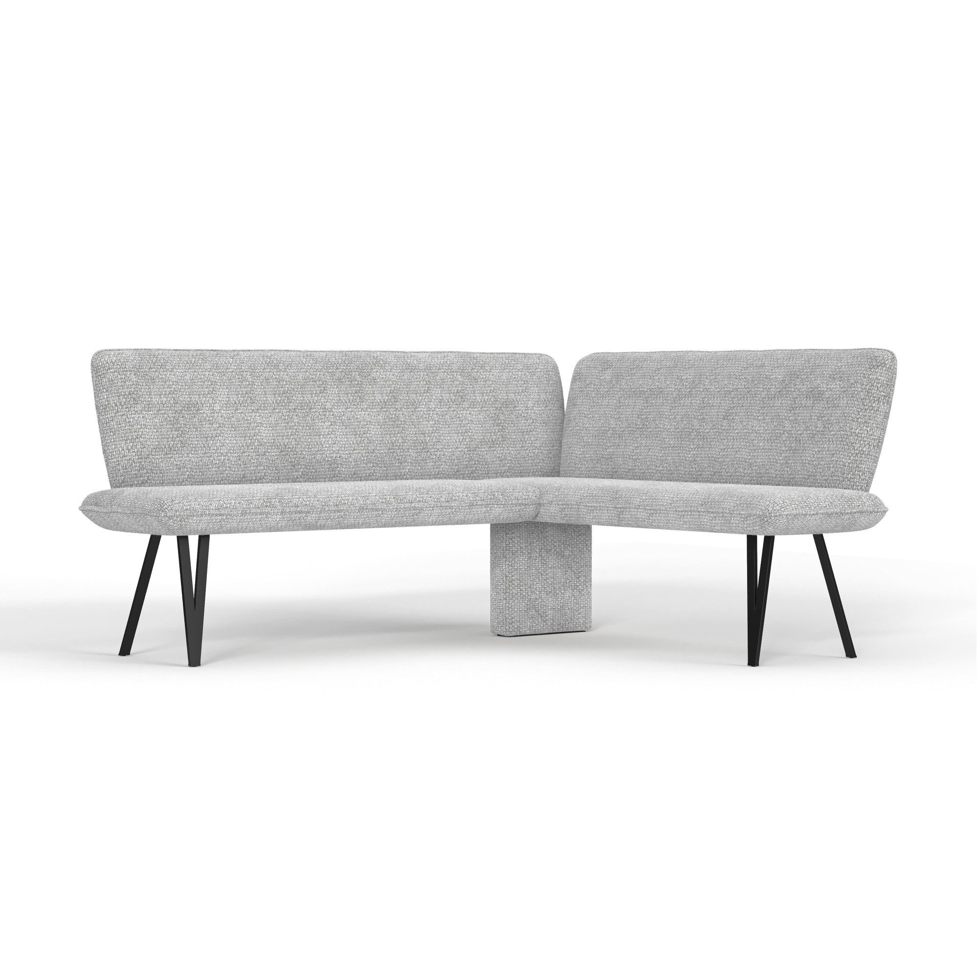 Home affaire Eckbank Mily Küchenbank, Polsterbank, Esszimmerbank, 205x164 cm, Moderne Bank und Farben, Sitzplatzanzahl: 5, Frei in Raum stellbar