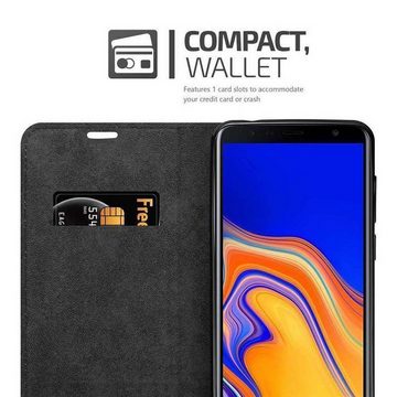 Cadorabo Handyhülle Samsung Galaxy J6 PLUS Samsung Galaxy J6 PLUS, Klappbare Handy Schutzhülle - Hülle - mit Standfunktion und Kartenfach