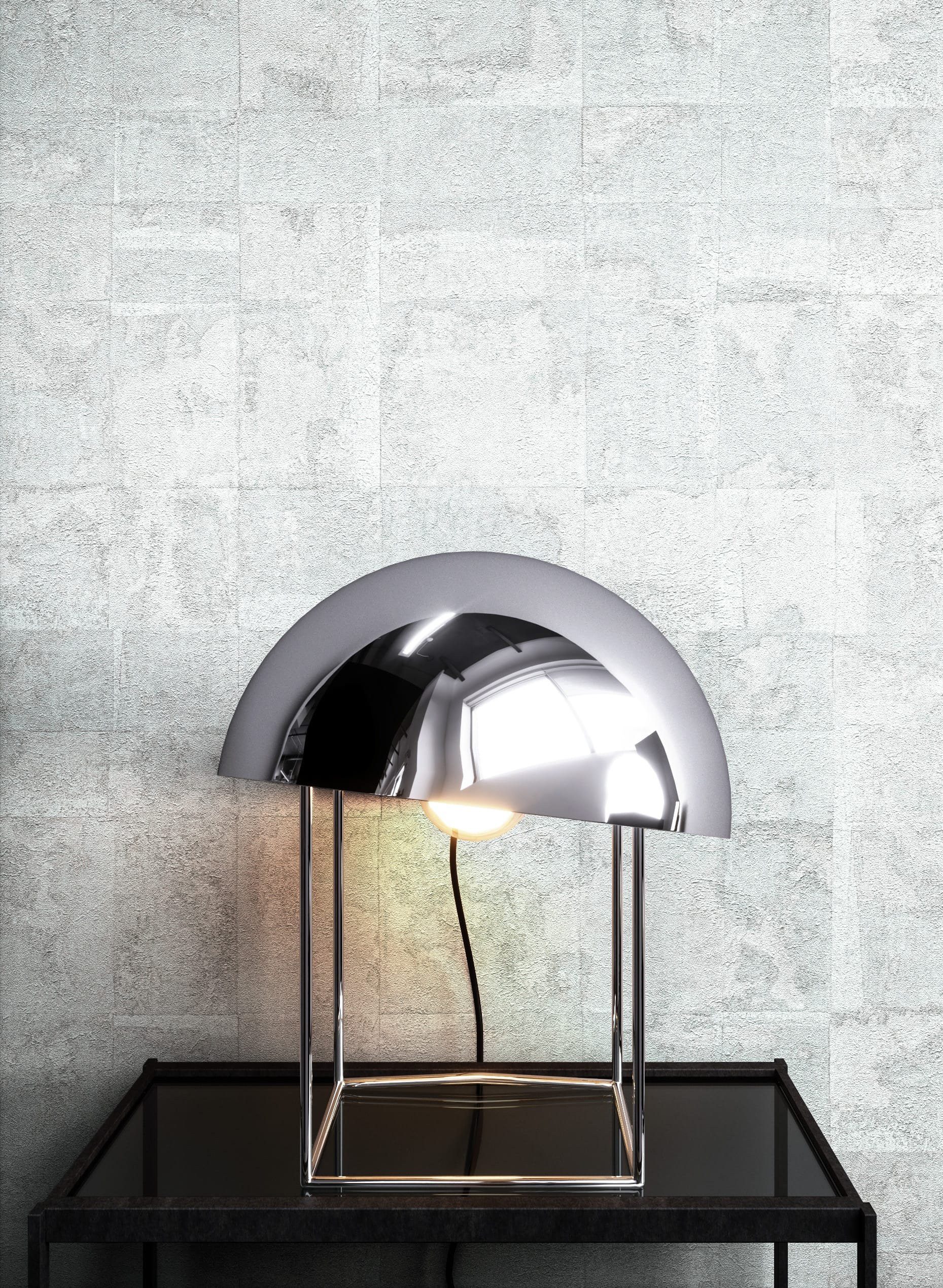 Newroom Vliestapete Madou Silver Tapete Mustertapete Quadrate,Fliesen,Metallic, Silber Tapete Modern Quadrate - Mustertapete Fliesenoptik Hellgrau Glamour 3D Optik Fliesen Metallic für Schlafzimmer Wohnzimmer Küche, Fliesenoptik