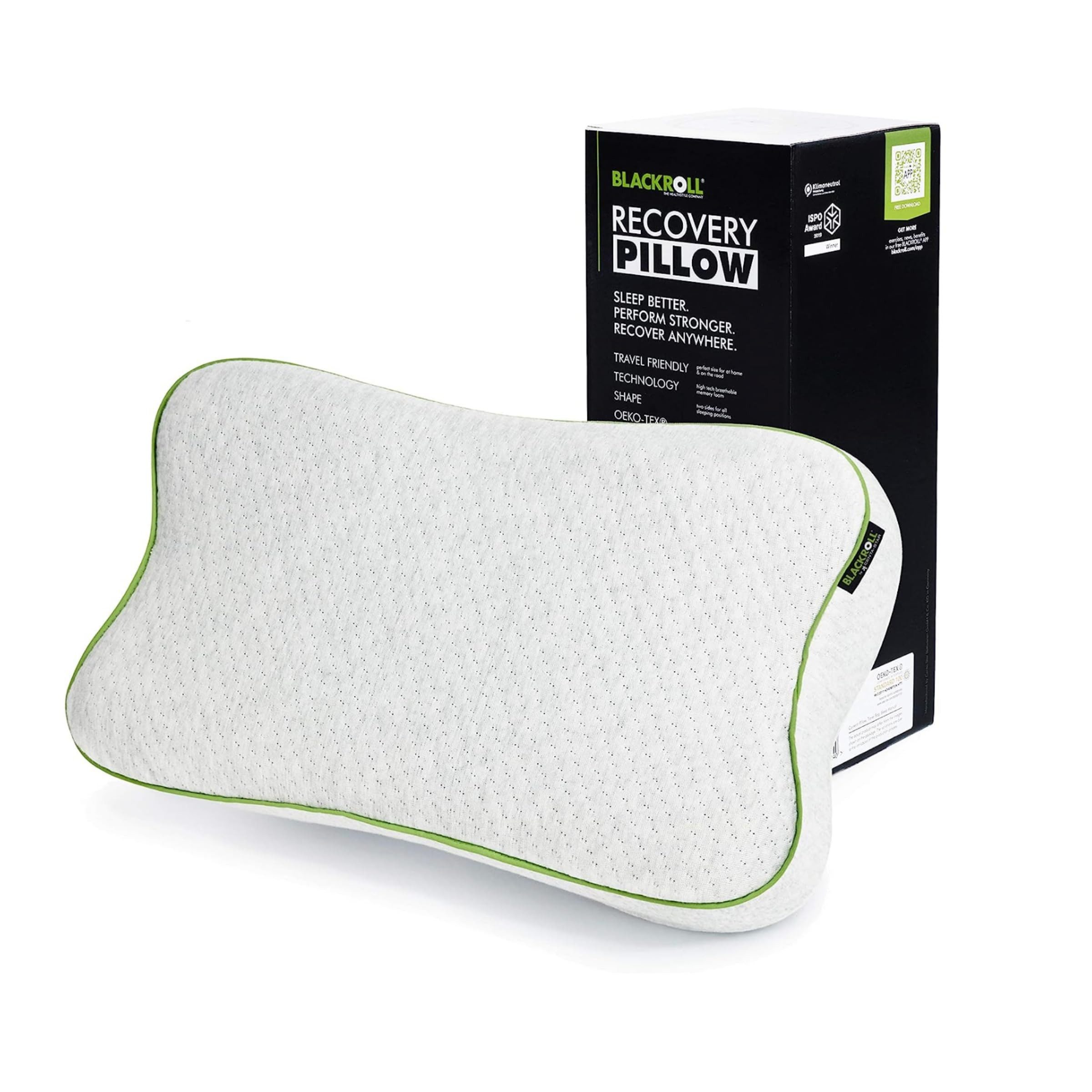 Blackroll Nackenkissen Kopfkissen Memory-Foam Recovery Pillow Blackroll, Ge günstig online kaufen